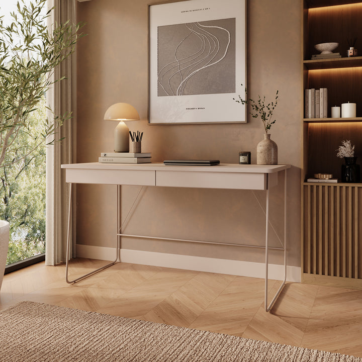 Medea - Bureau - Beige - 135x67x77 cm