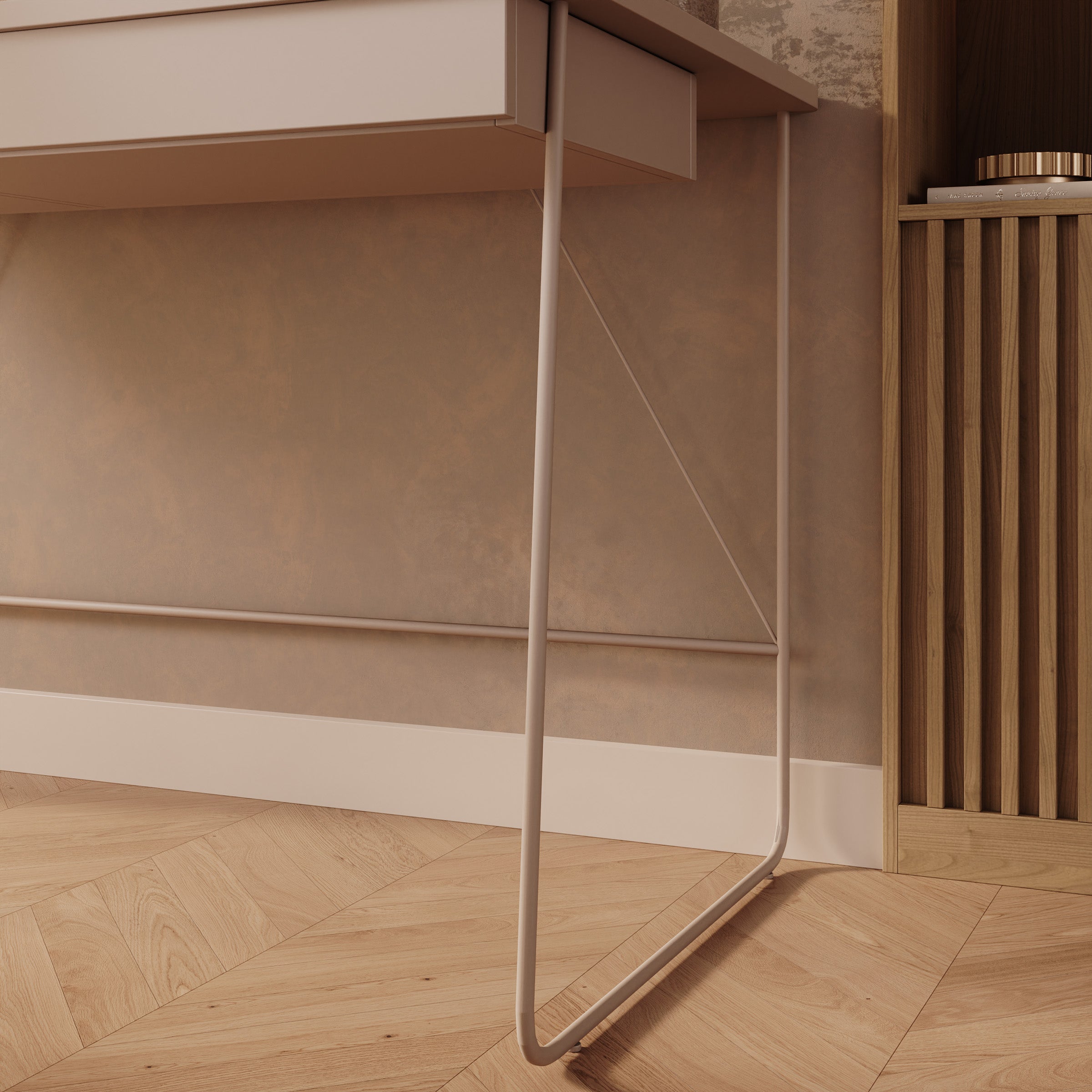 Medea - Bureau - Beige - 135x67x77 cm