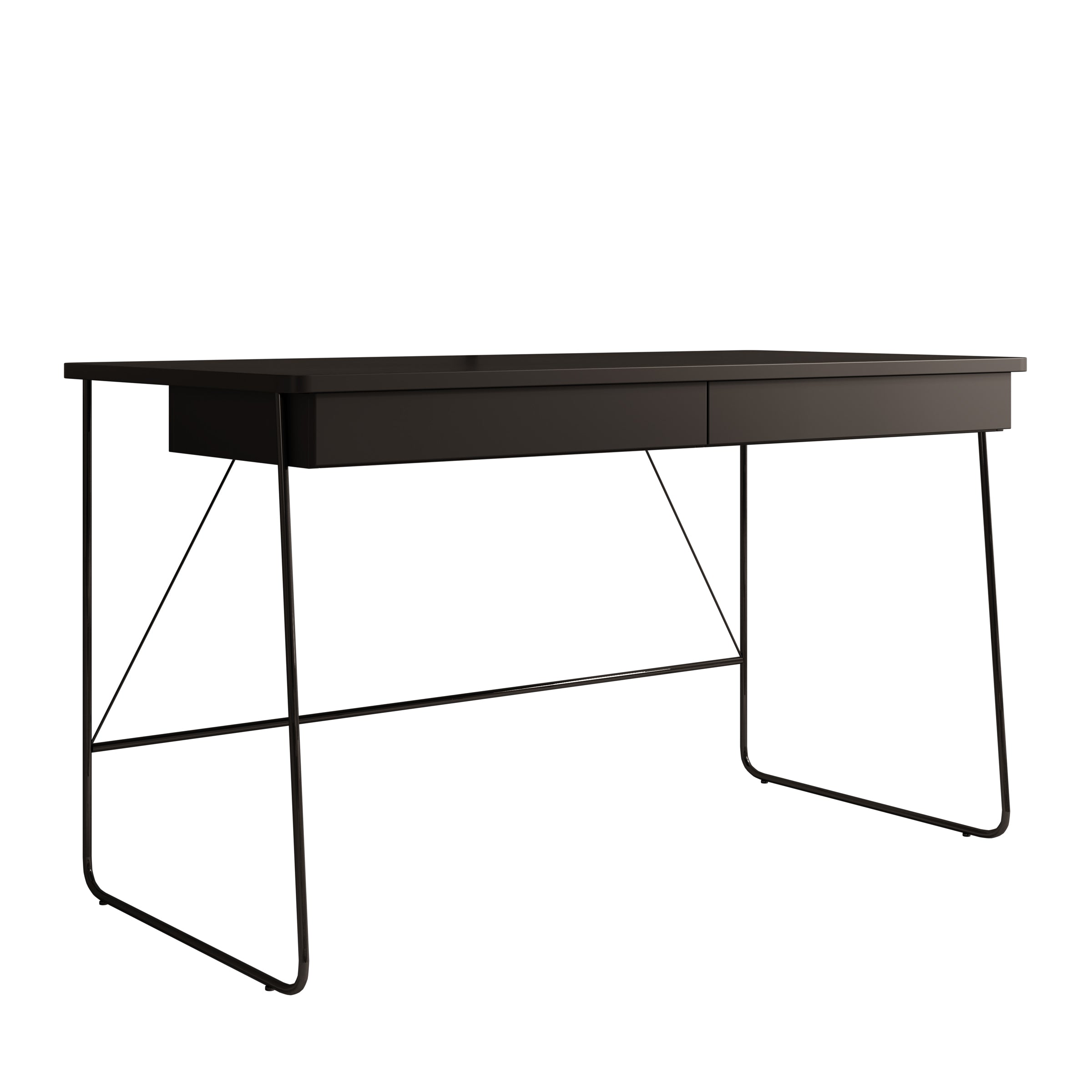 Medea - Bureau - Zwart - 135x67x77 cm