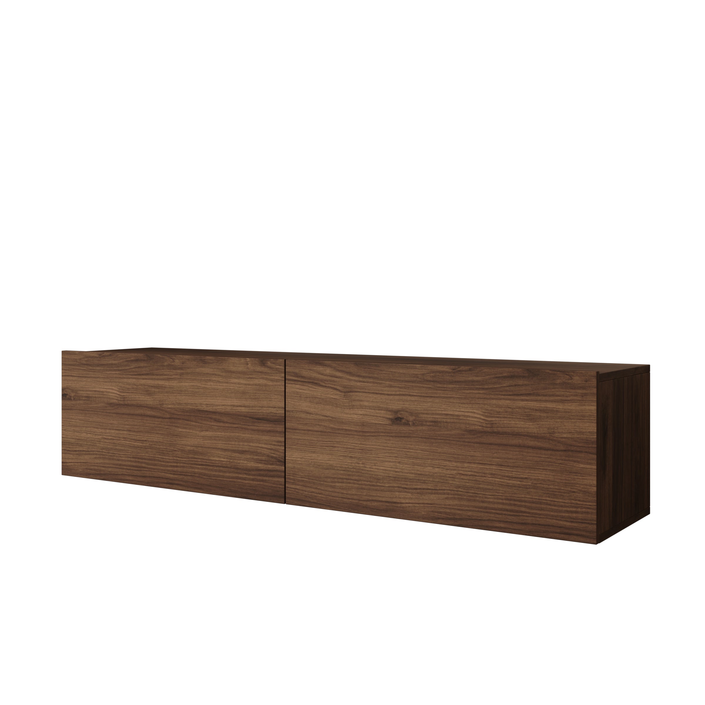 Merion - TV-Meubel met verlichting - Walnootpatroon - 144x32x32 cm