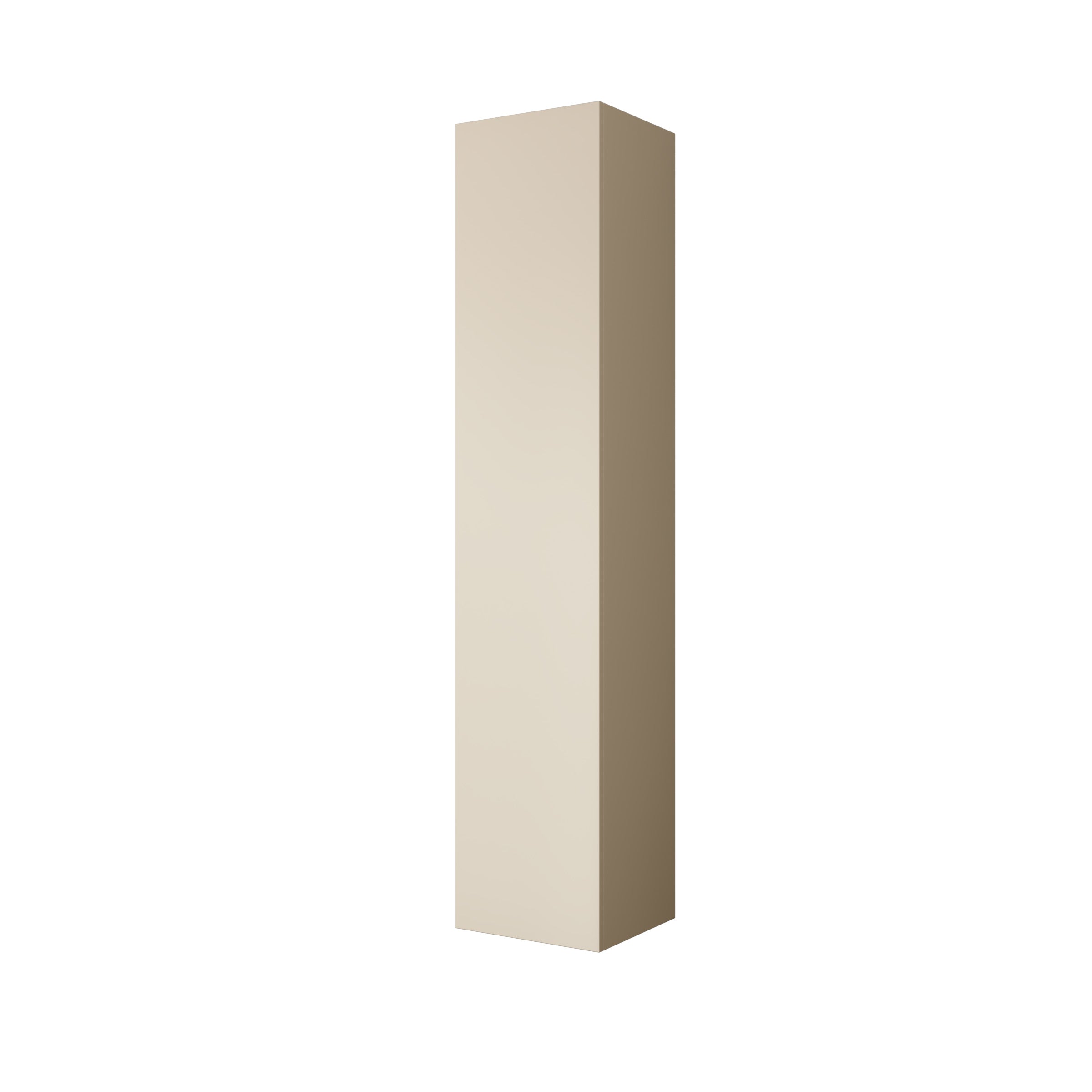 Merion - Vitrinekast - Beige - 35x32x168 cm