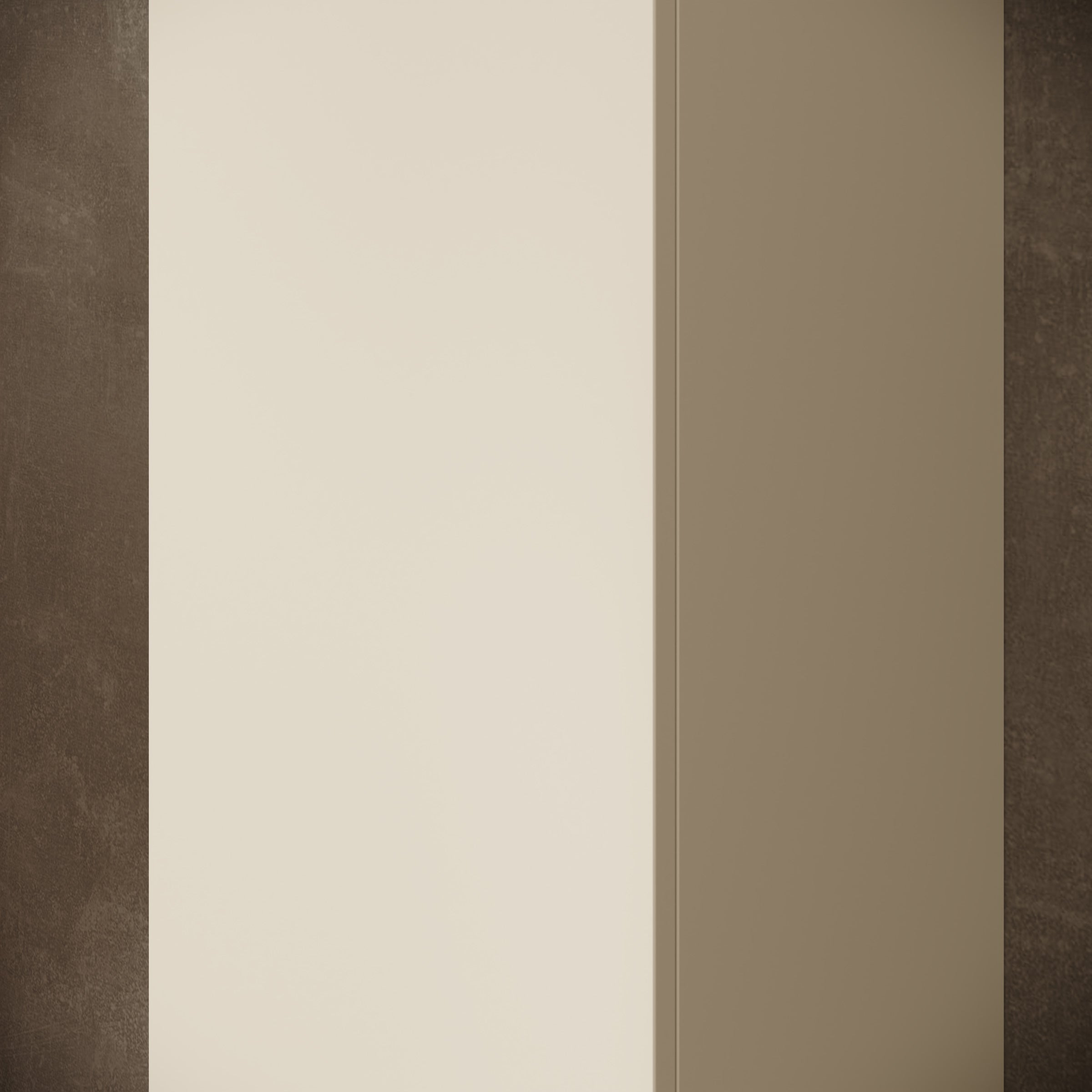 Merion - Vitrinekast - Beige - 35x32x168 cm
