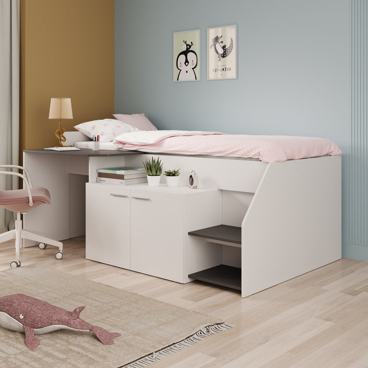 Maddox - Bed - Wit - 90x200