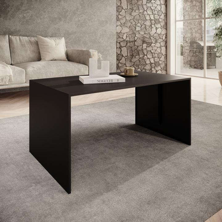 Miraal - Salontafel - Zwart metaal - 100x60x50 cm