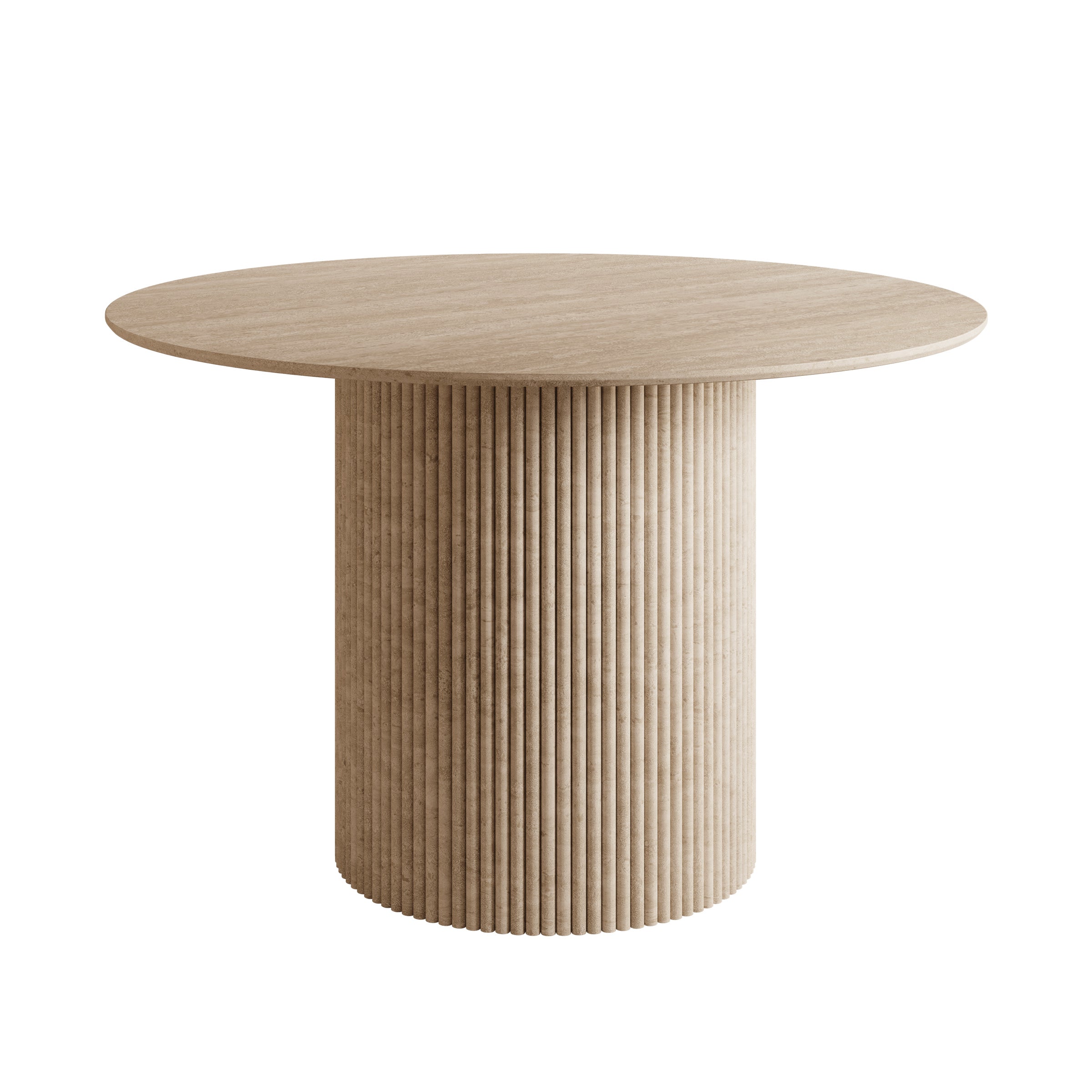 Modena - Eetkamertafel - Travertin - 120x120x76 cm