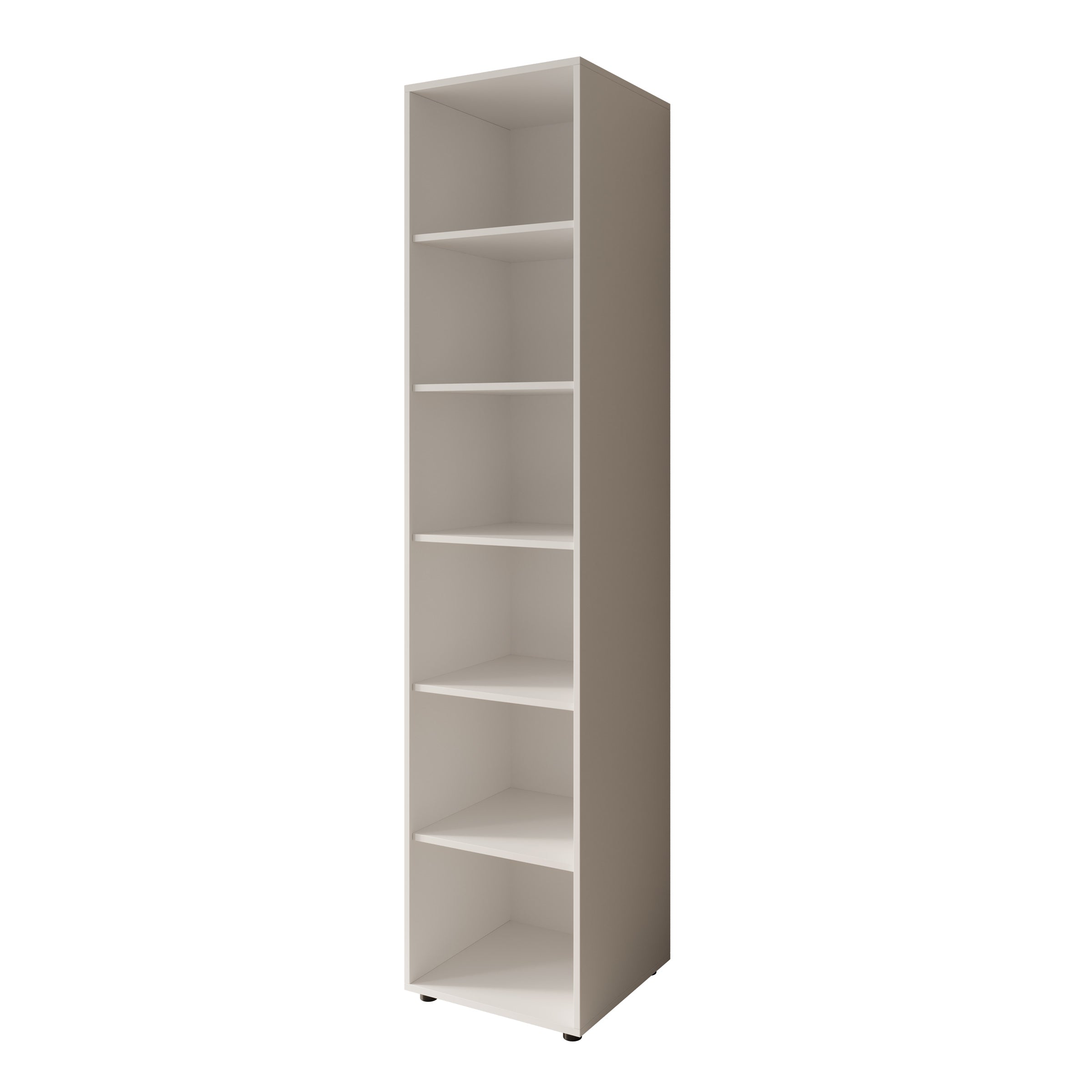 Montalo - Boekenkast - Wit - 45x45x206 cm