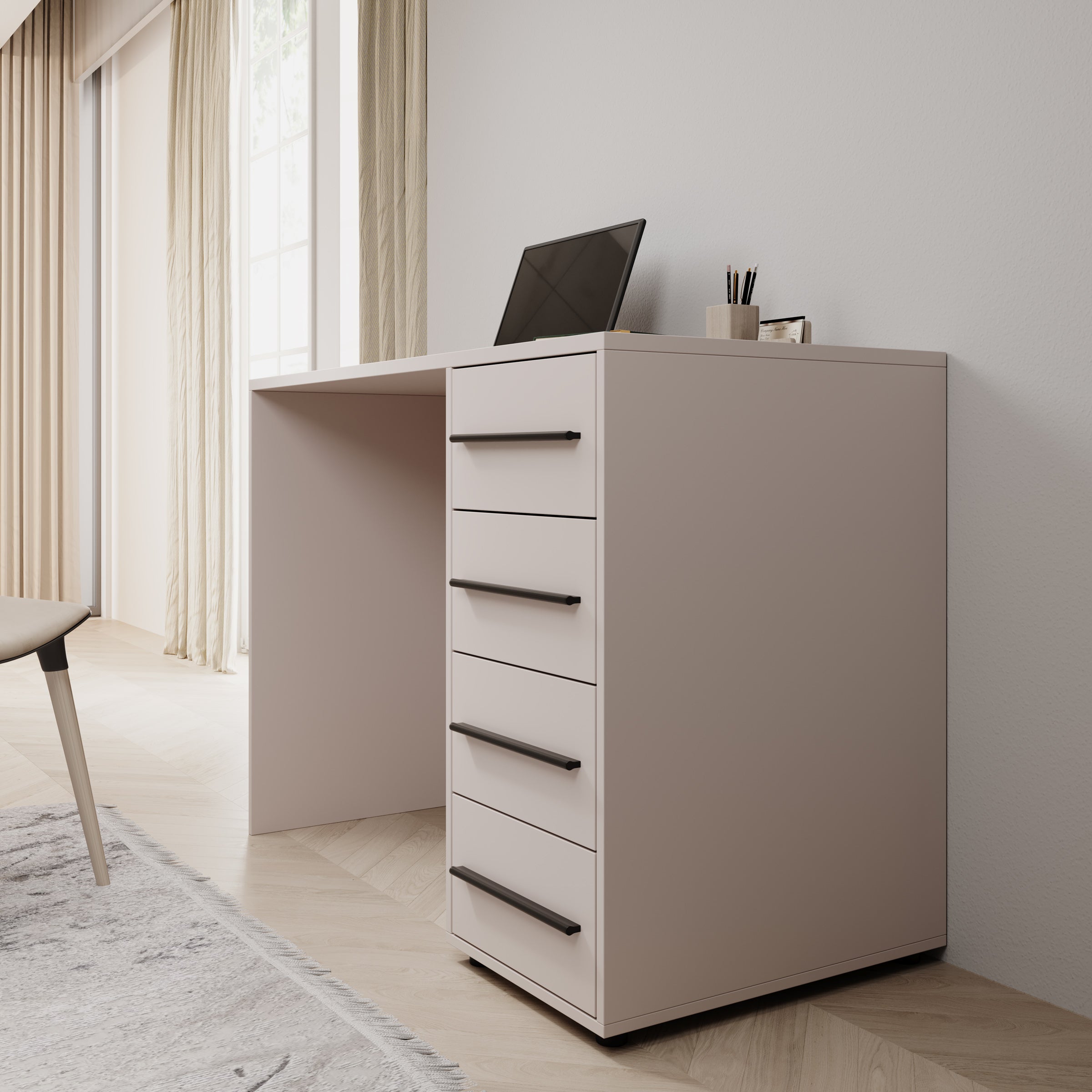 Montalo - Bureau - Beige - 120x60x75 cm