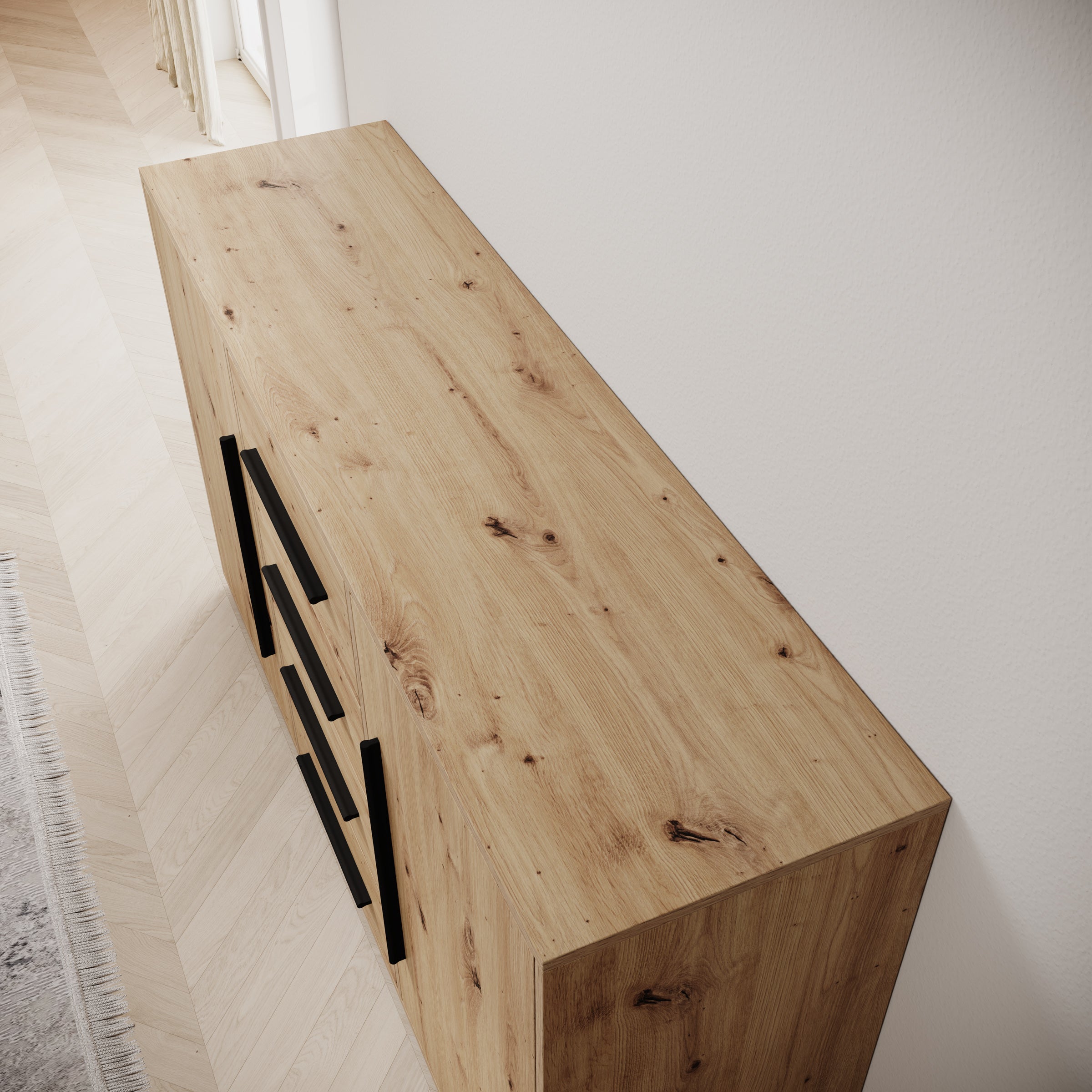 Montalo - Dressoir - Eikenpatroon - 150x40x87 cm