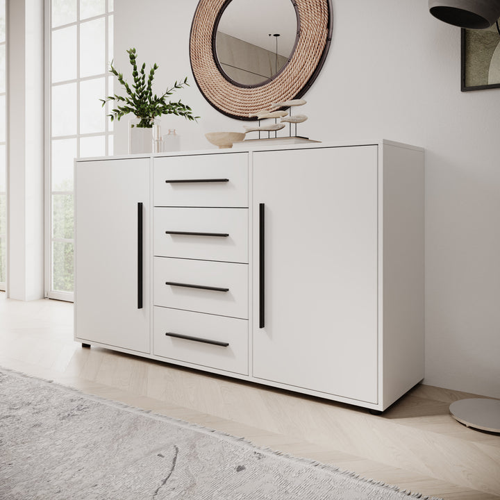 Montalo - Dressoir - Wit - 150x40x87 cm