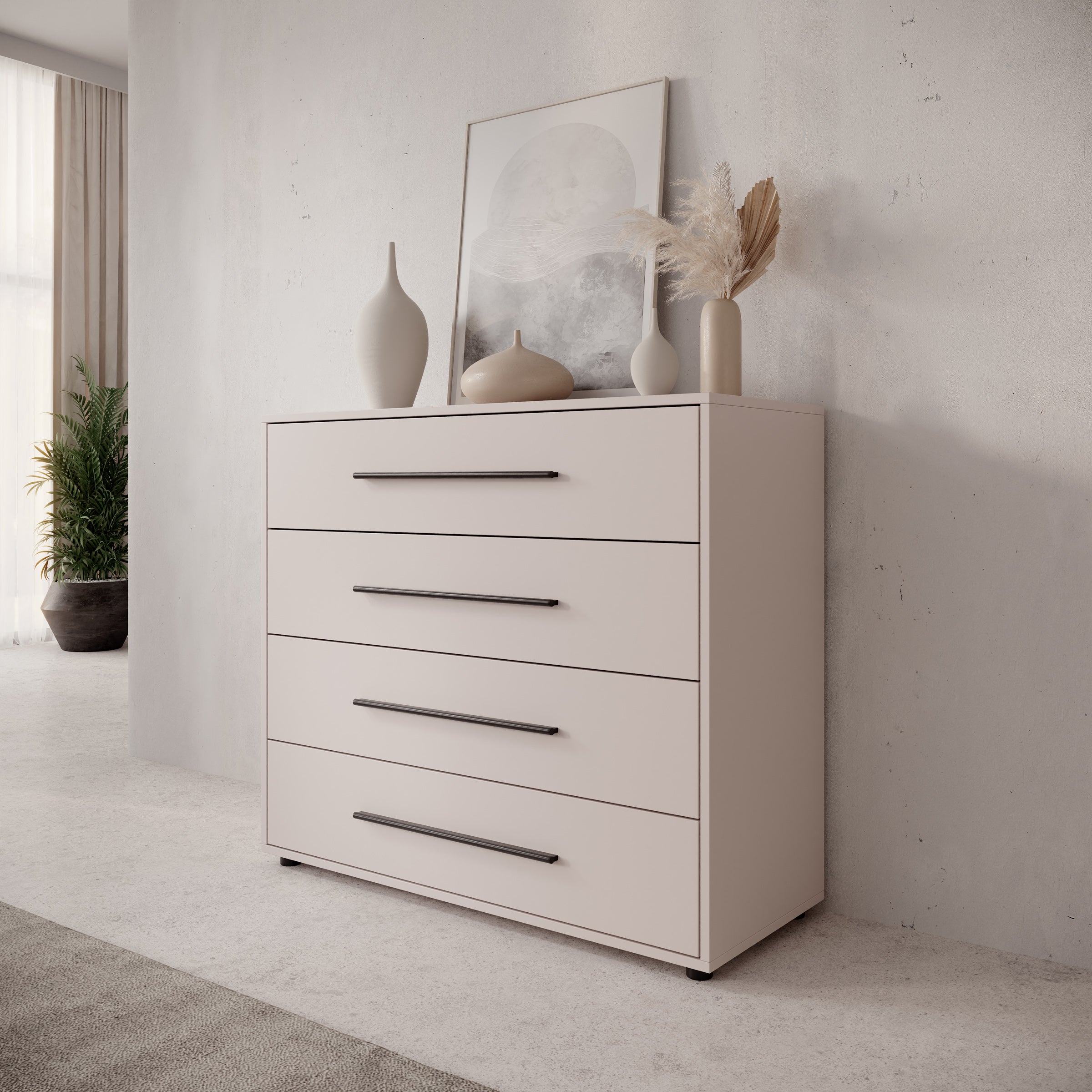 Montalo - Ladekast - Beige - 99x40x87 cm