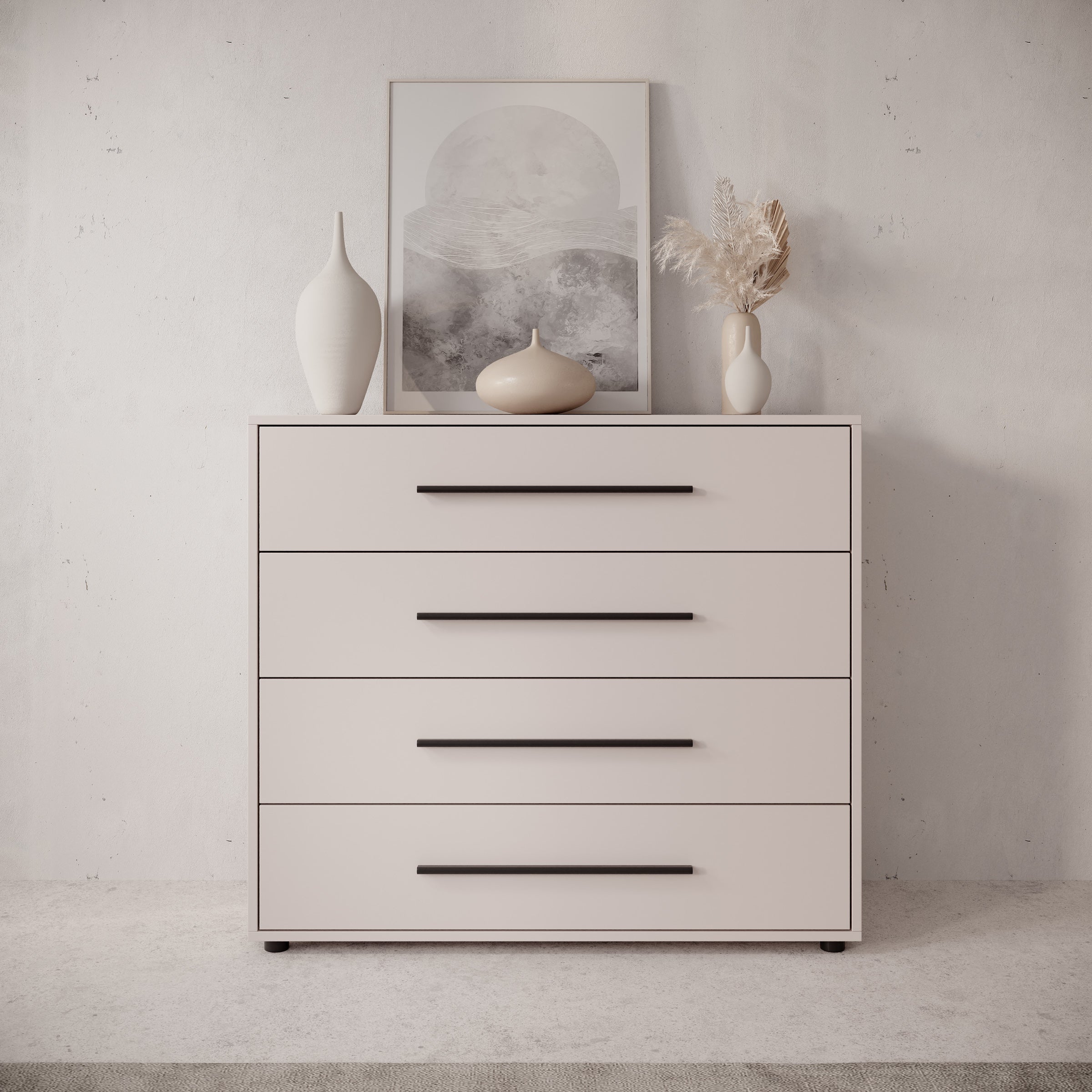 Montalo - Ladekast - Beige - 99x40x87 cm