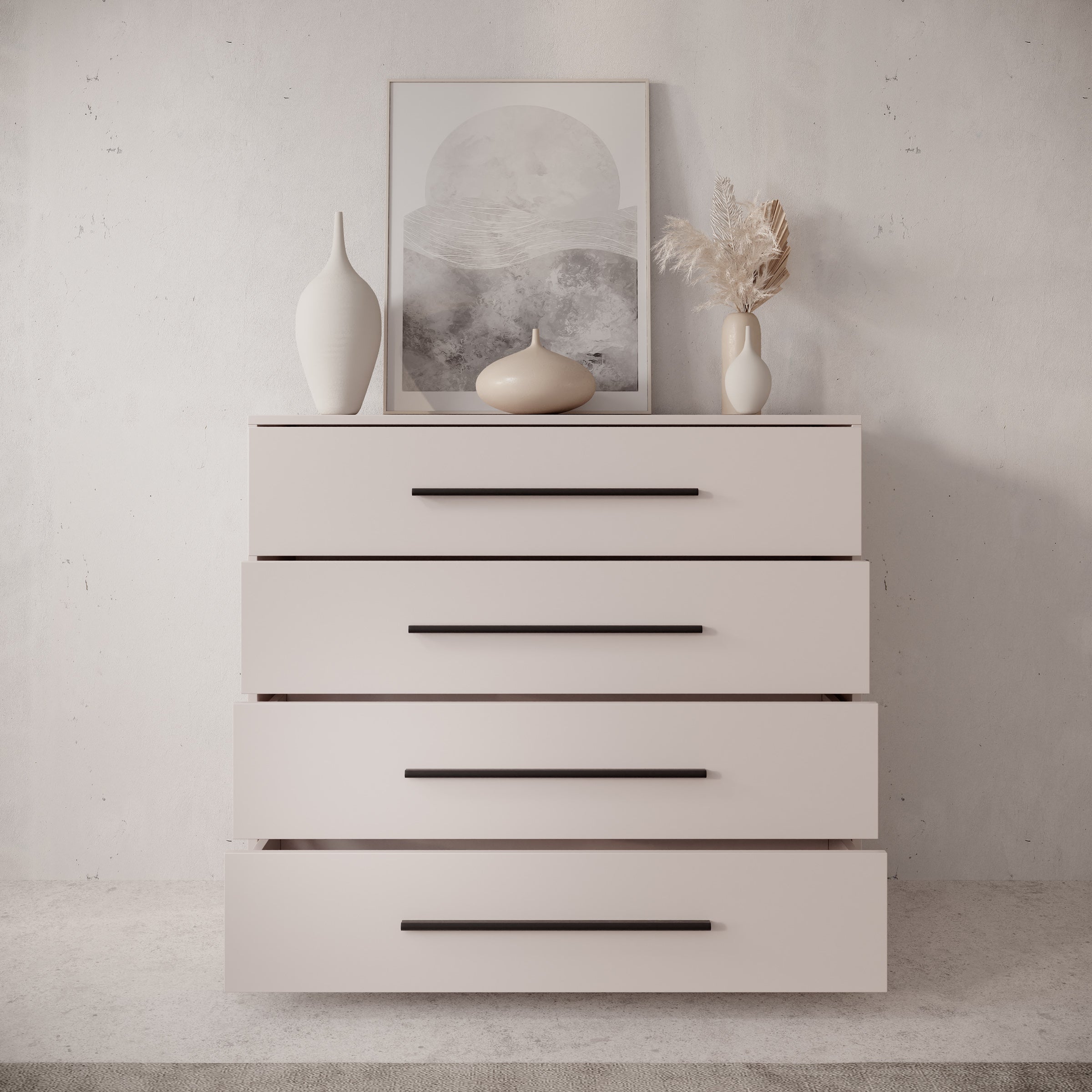 Montalo - Ladekast - Beige - 99x40x87 cm