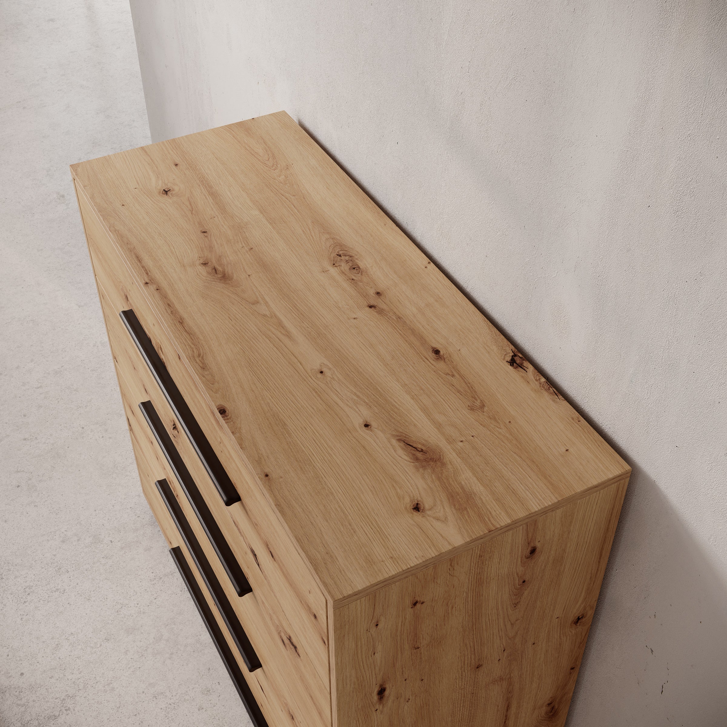 Montalo - Ladekast - Eikenpatroon - 99x40x87 cm