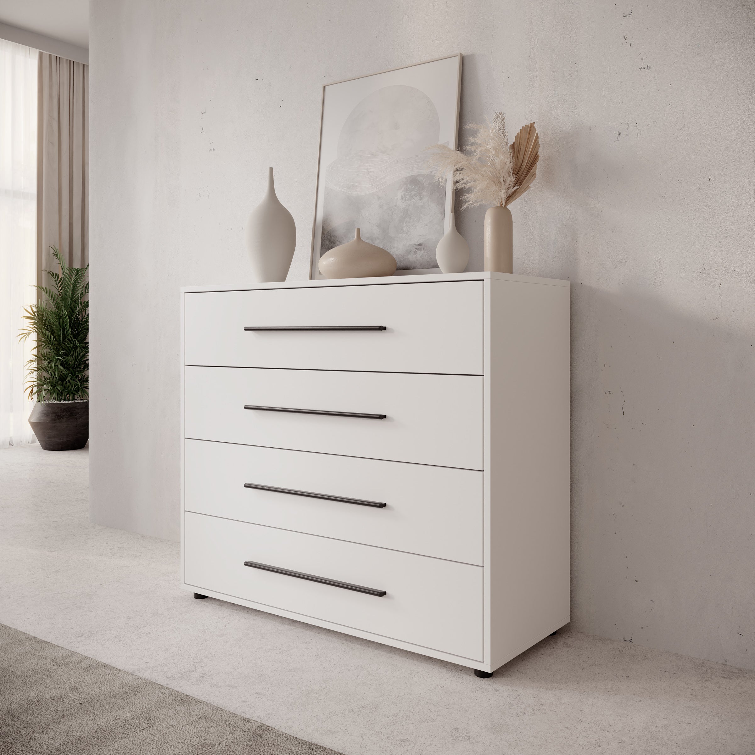 Montalo - Ladekast - Wit - 99x40x87 cm