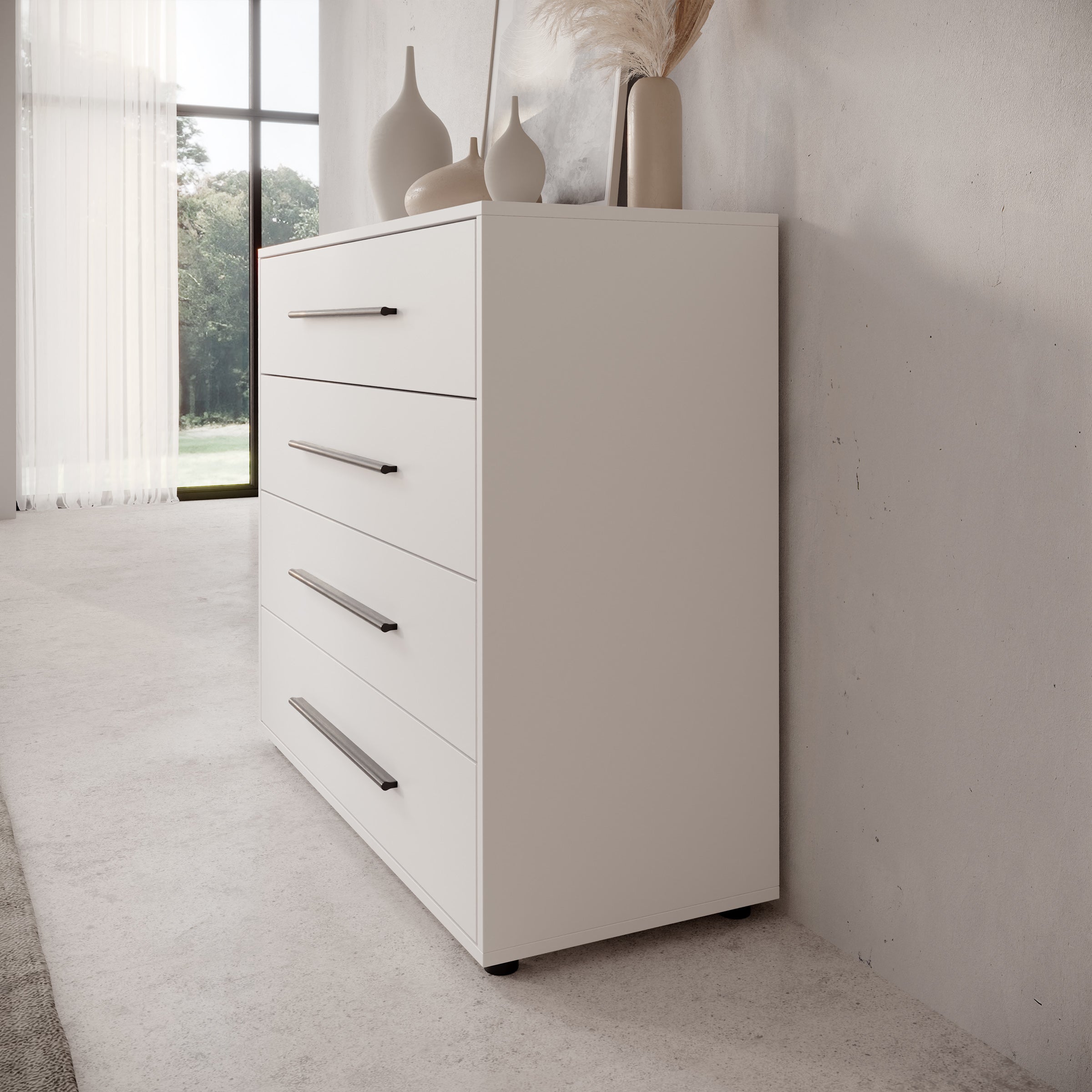 Montalo - Ladekast - Wit - 99x40x87 cm