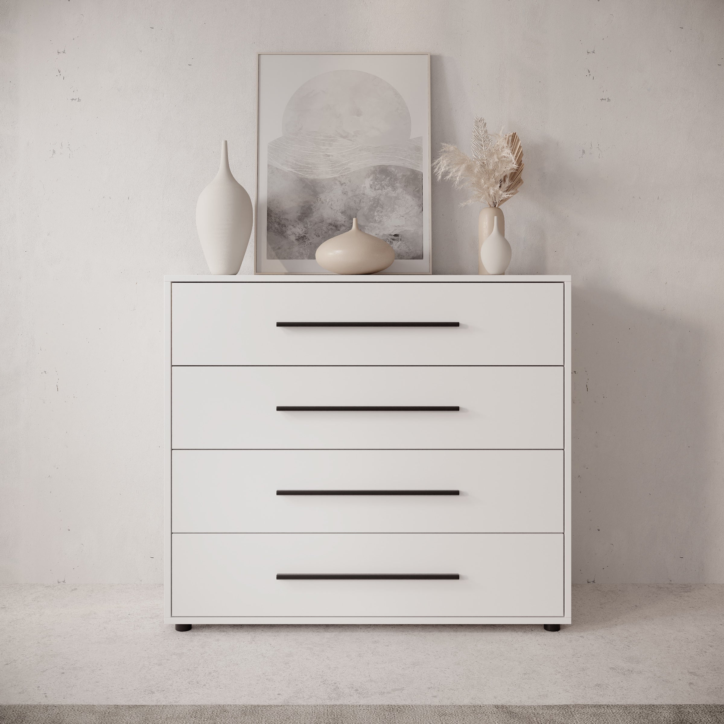 Montalo - Ladekast - Wit - 99x40x87 cm