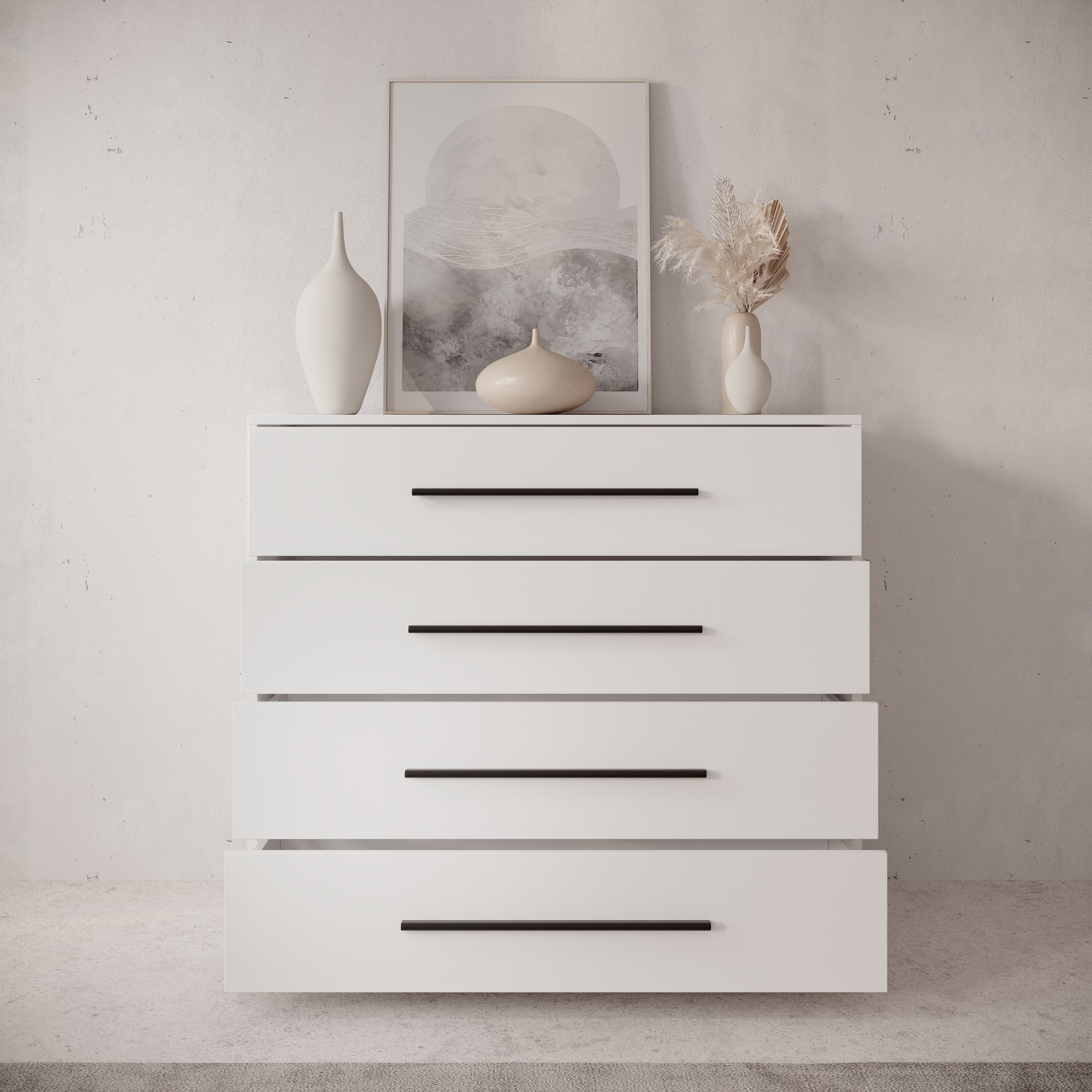 Montalo - Ladekast - Wit - 99x40x87 cm