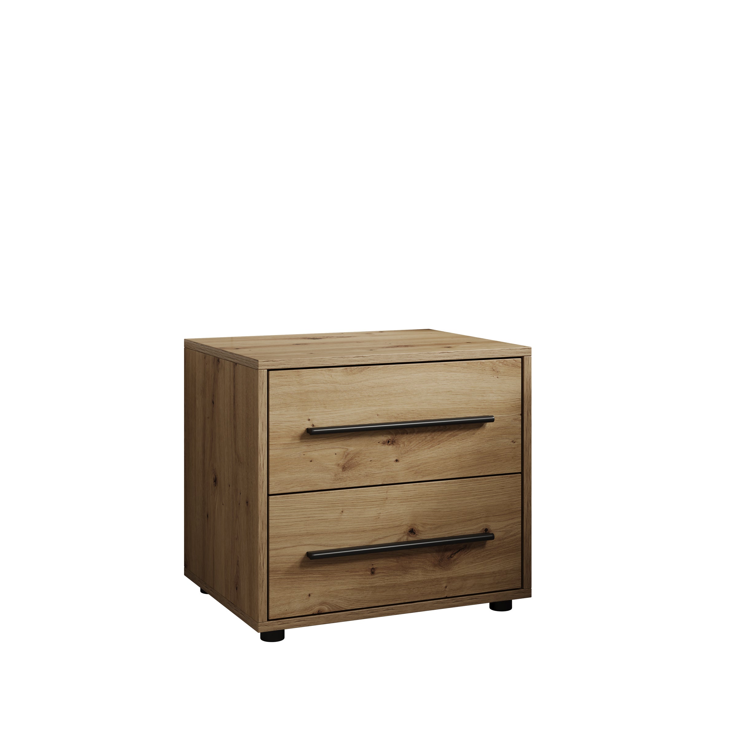 Montalo - Nachtkastje - Eikenpatroon - 51x40x47 cm