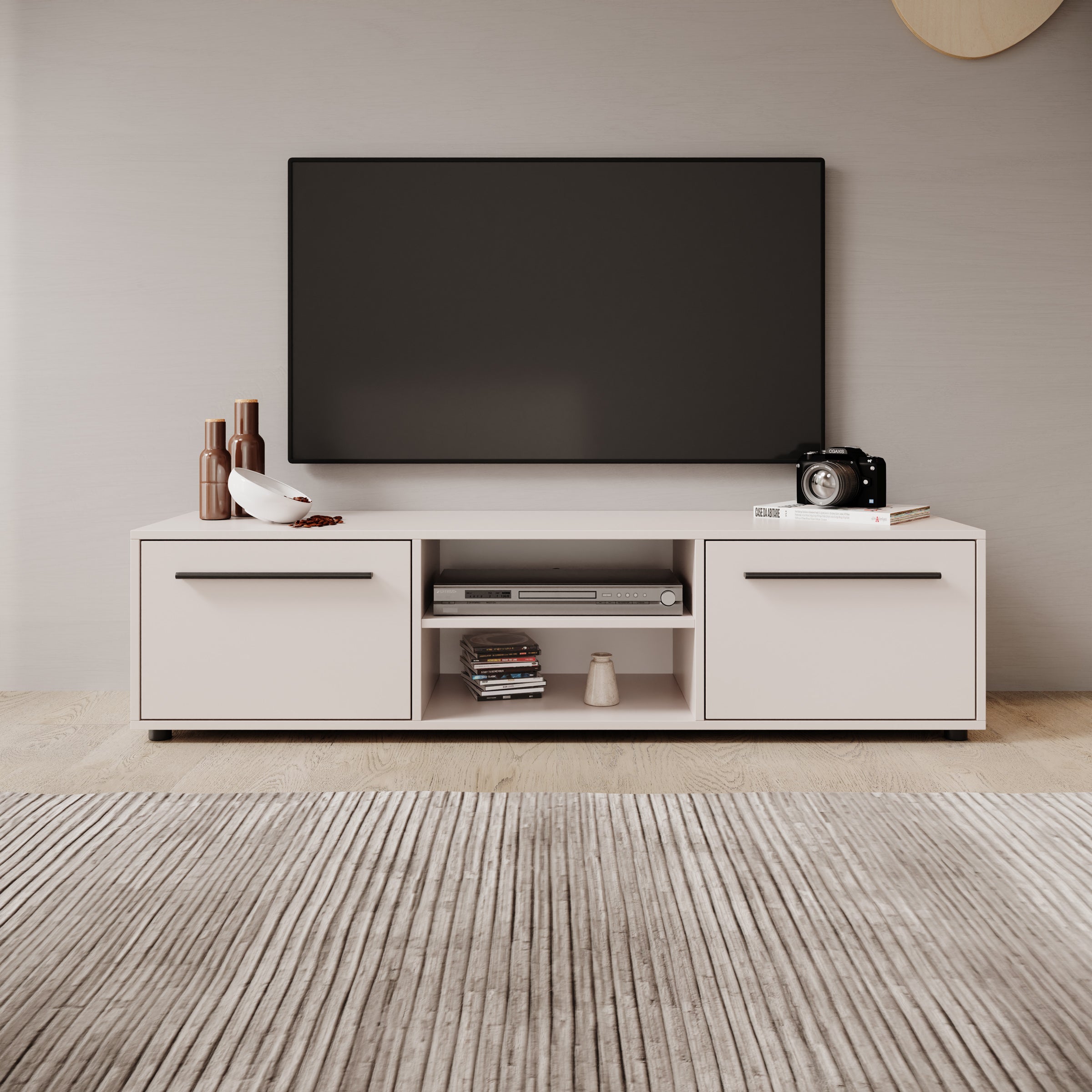 Montalo - TV-Meubel - Beige - 150x40x38 cm