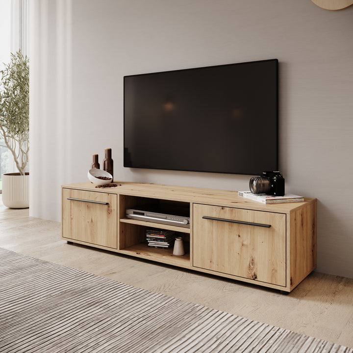 Montalo - TV-Meubel - Eikenpatroon - 150x40x38 cm