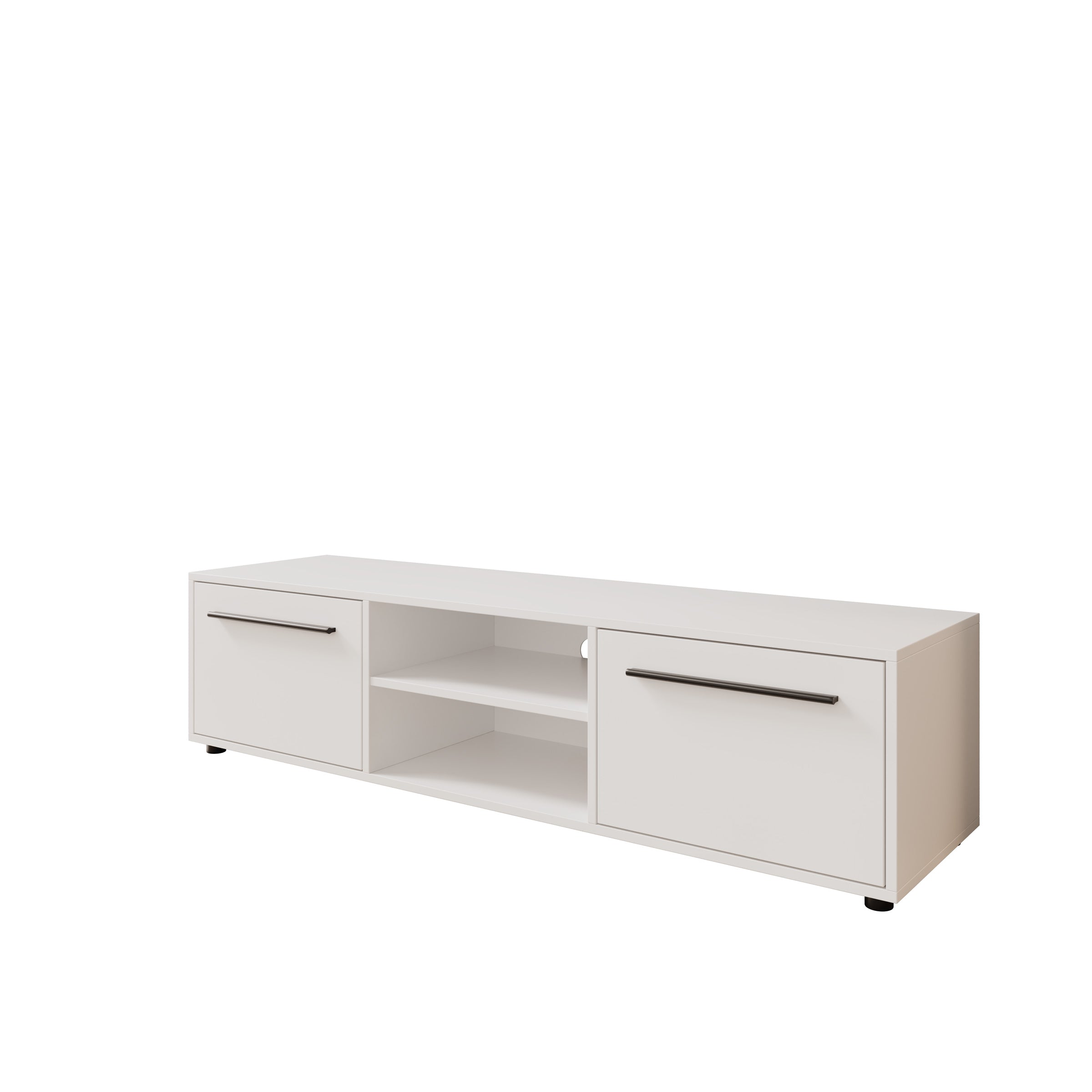 Montalo - TV-Meubel - Wit - 150x40x38 cm