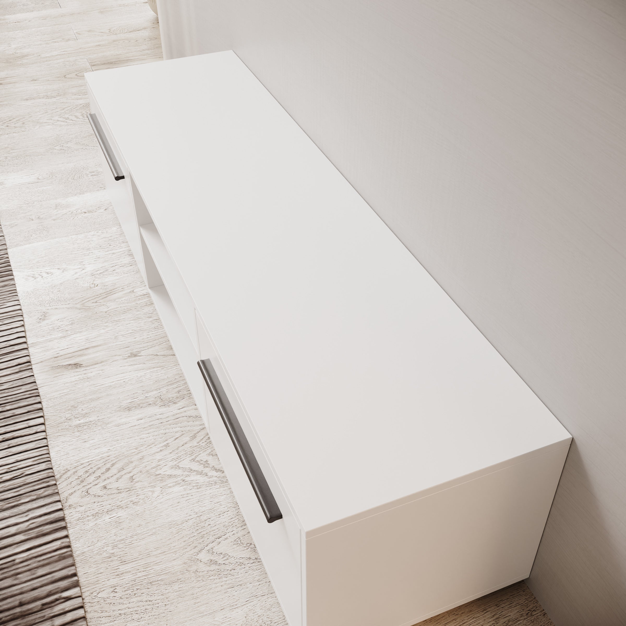 Montalo - TV-Meubel - Wit - 150x40x38 cm