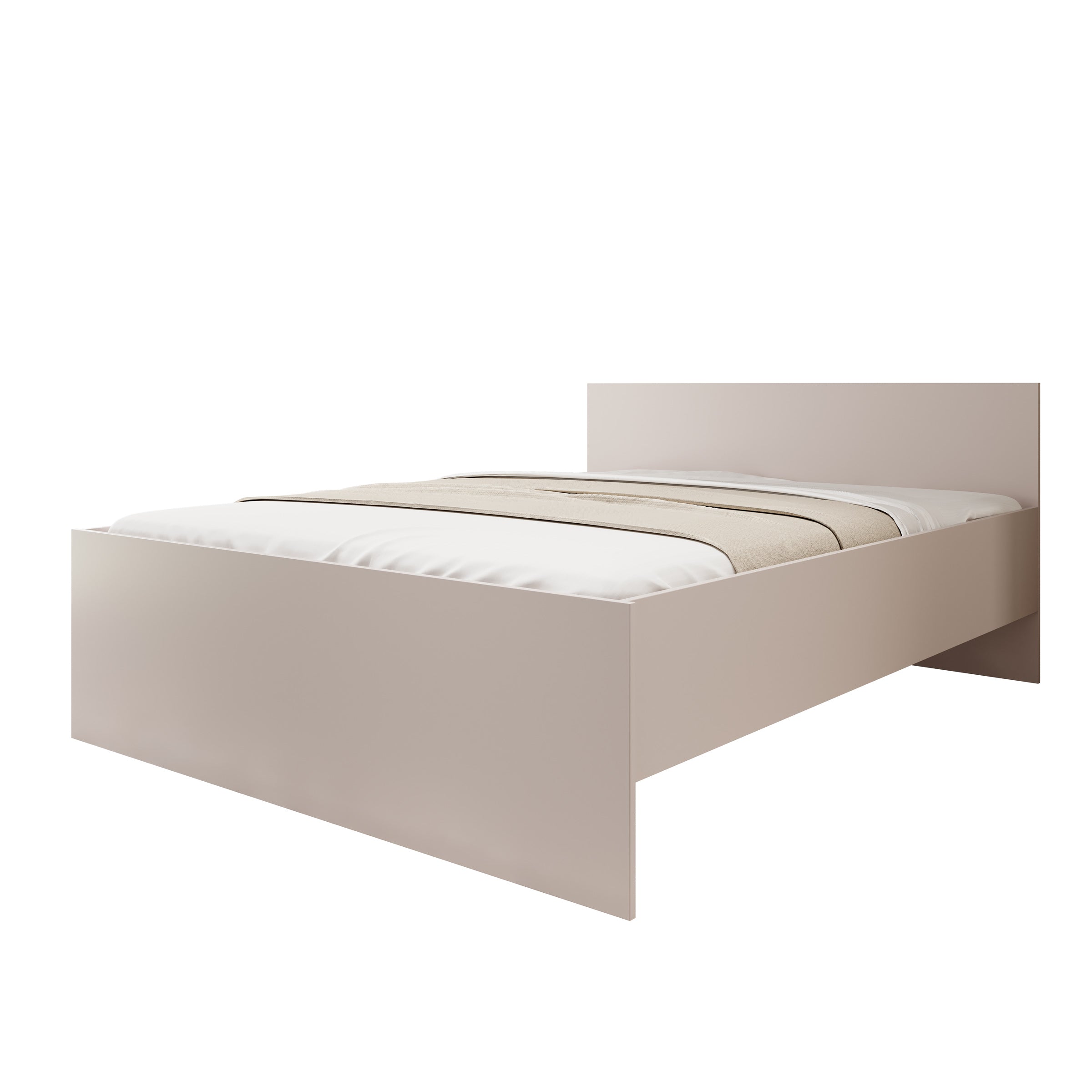 Montalo - Tweepersoonsbed - Beige - 160x200 cm