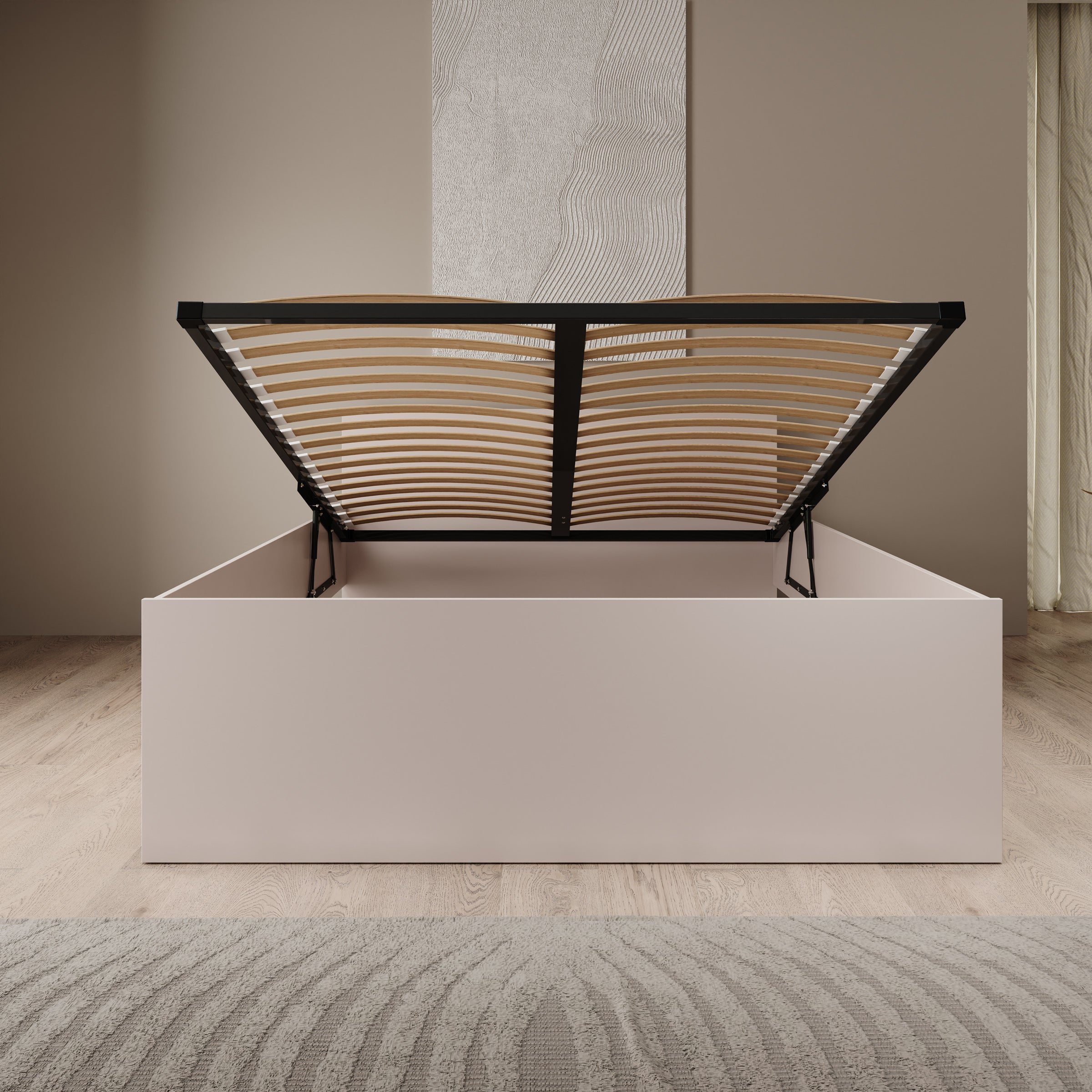 Montalo - Tweepersoonsbed - Beige - 160x200 cm