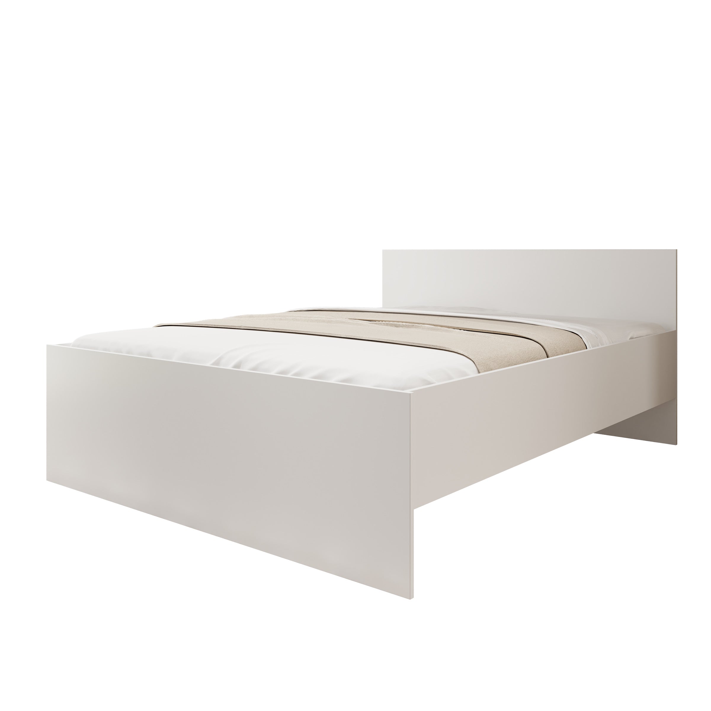 Montalo - Tweepersoonsbed - Wit - 160x200 cm