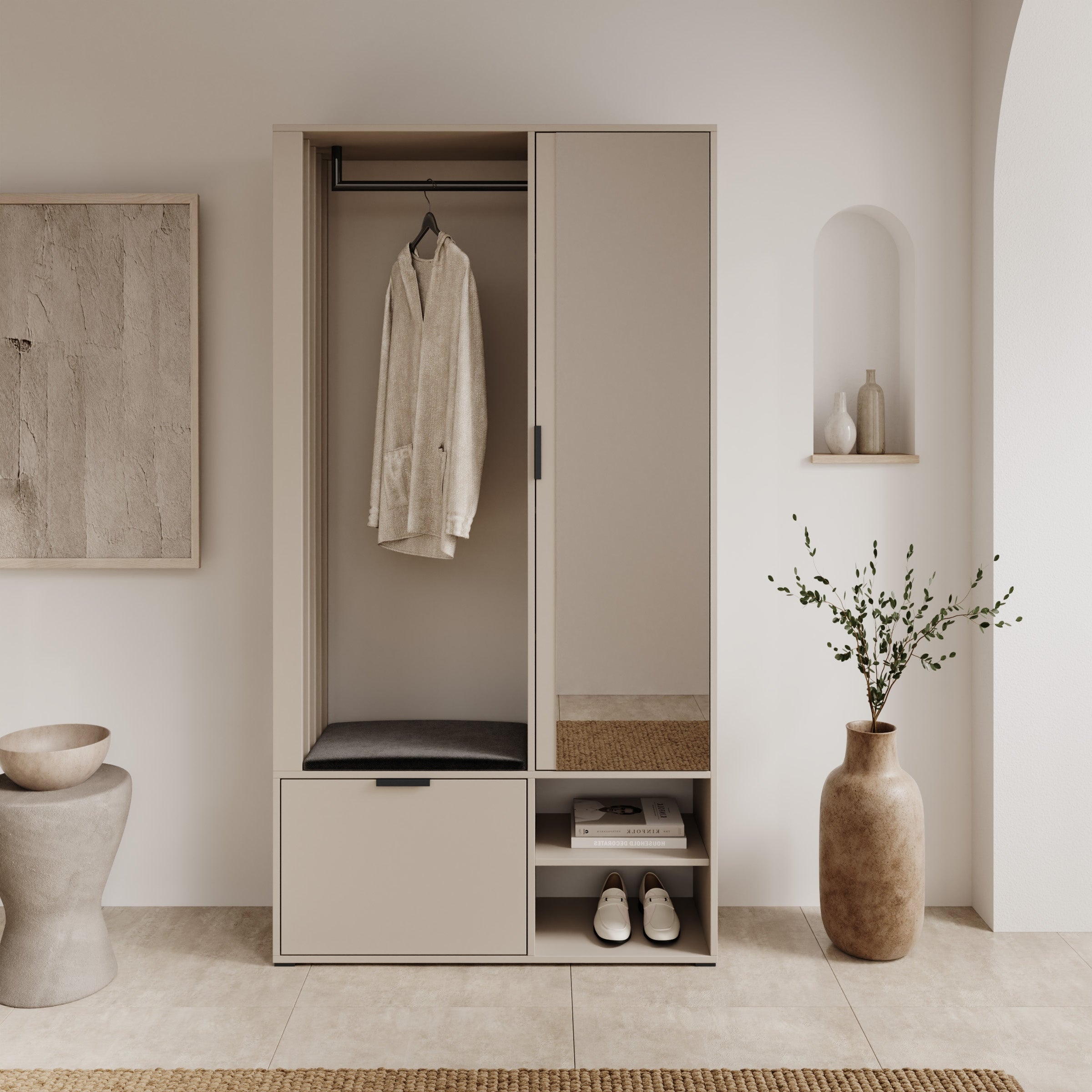 Montana - Halkast - Beige - 100x33x189 cm