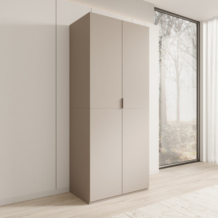 Montclair - Kledingkast 2-deurs - Beige - 90x53x215 cm