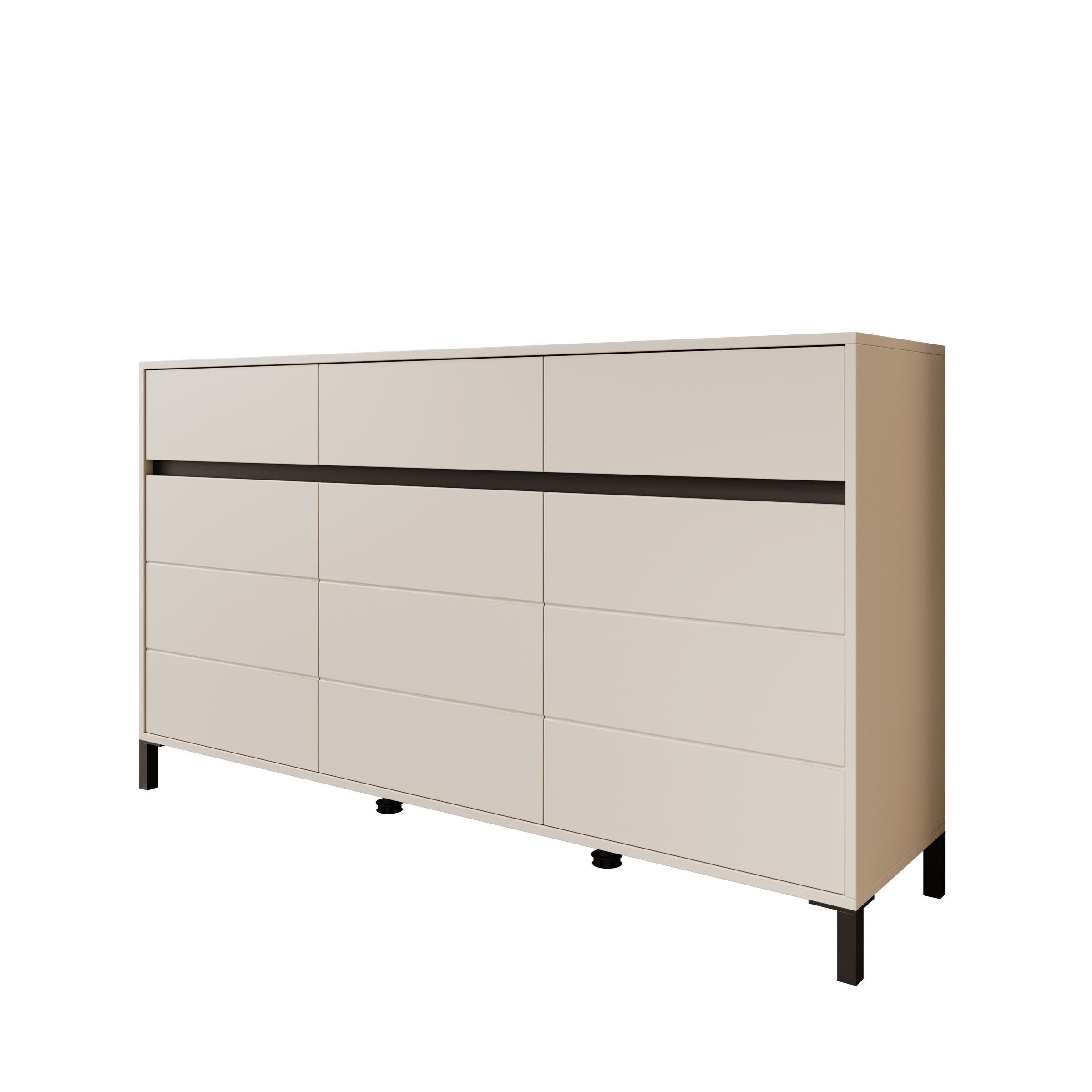 Montellini - Dressoir - Beige - 157x40x90 cm
