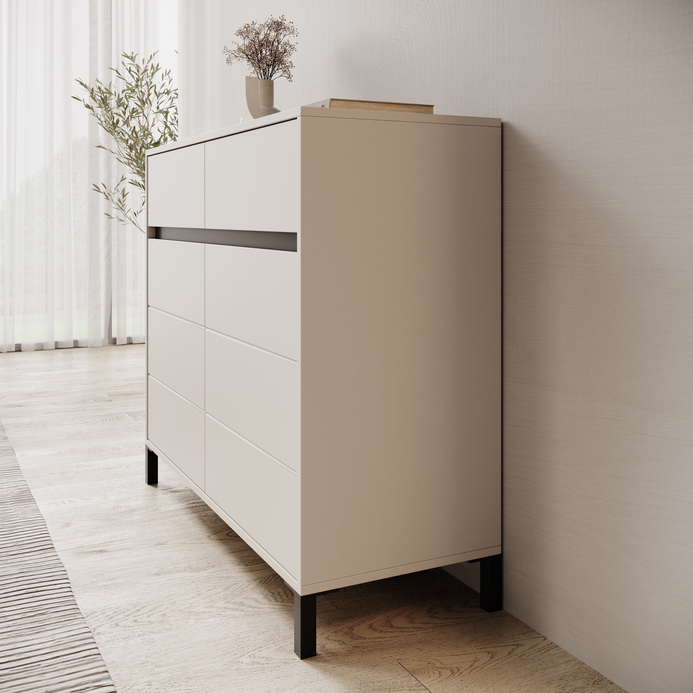 Montellini - Dressoir - Beige - 106x40x90 cm