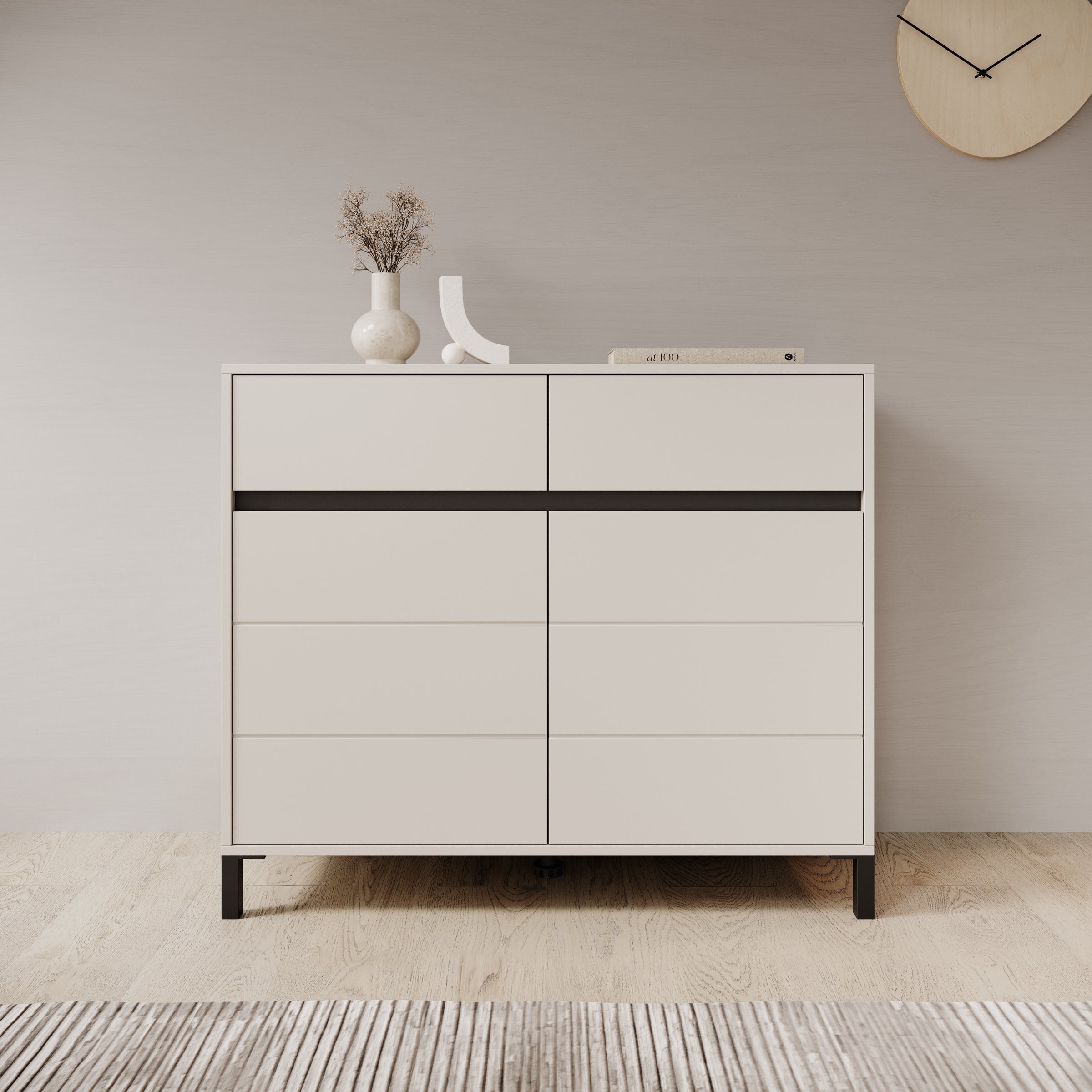 Montellini - Dressoir - Beige - 106x40x90 cm