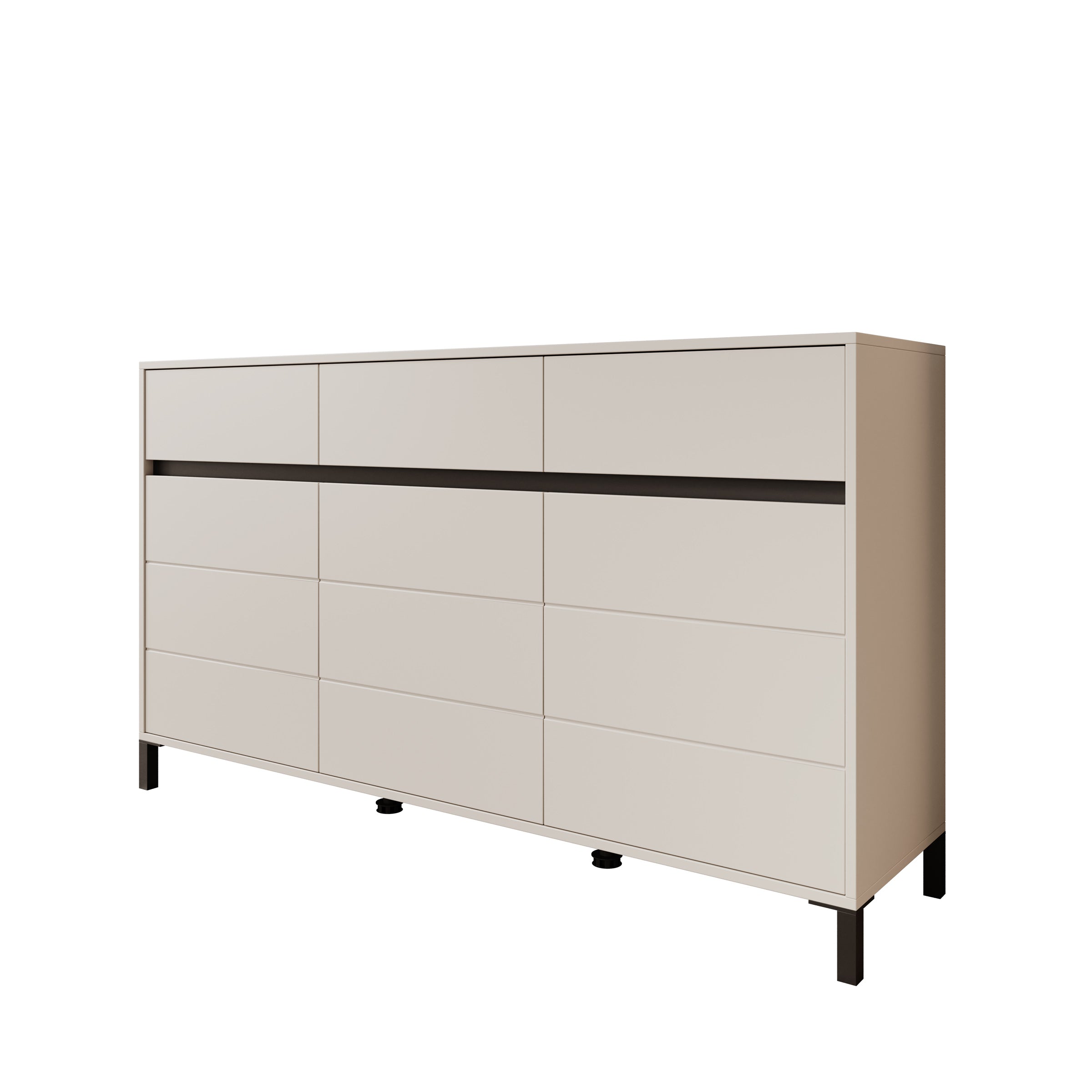 Montellini - Dressoir - Beige - 157x40x90 cm