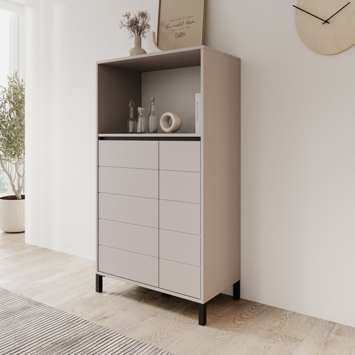 Montellini - Dressoir - Beige - 74x40x135 cm