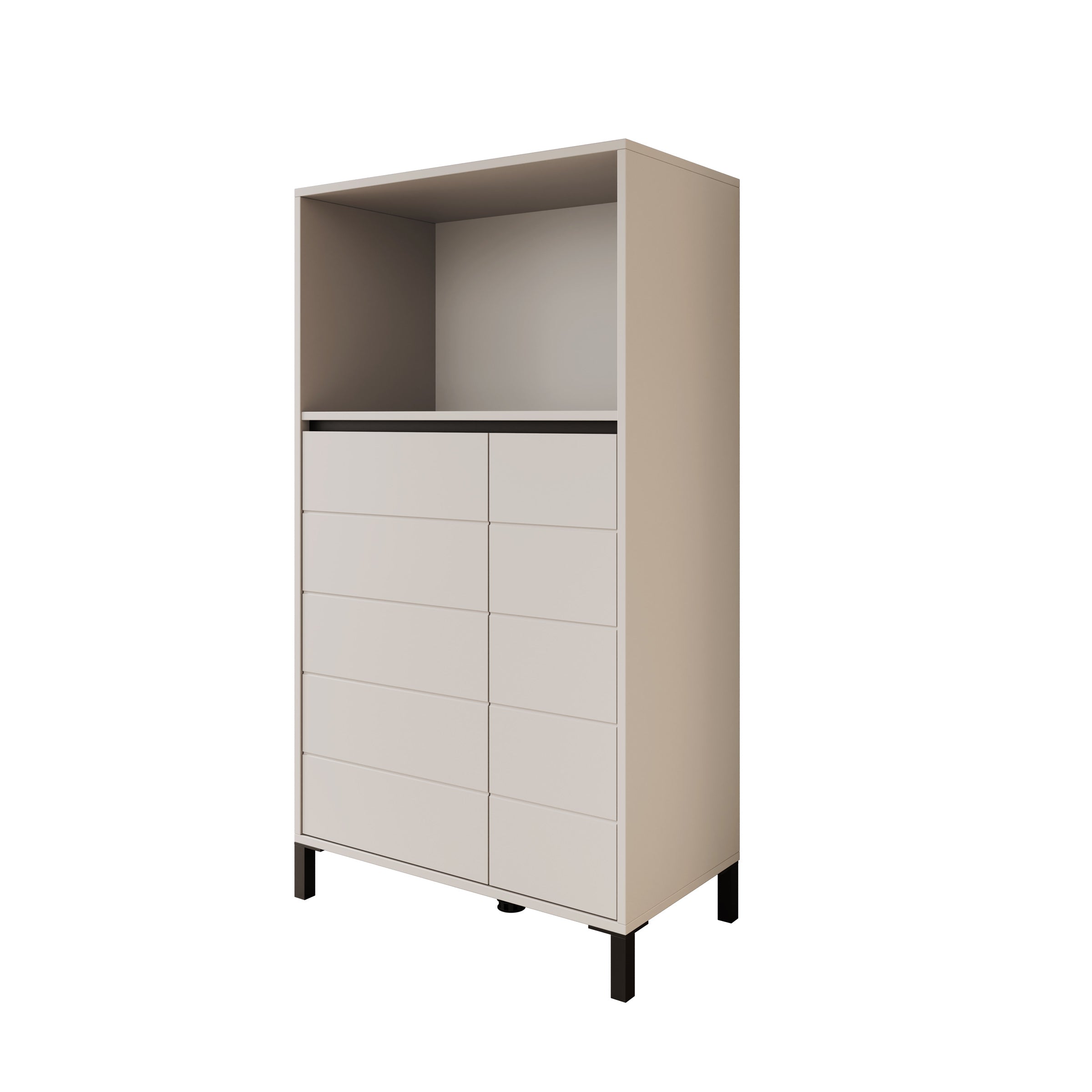Montellini - Dressoir - Beige - 74x40x135 cm