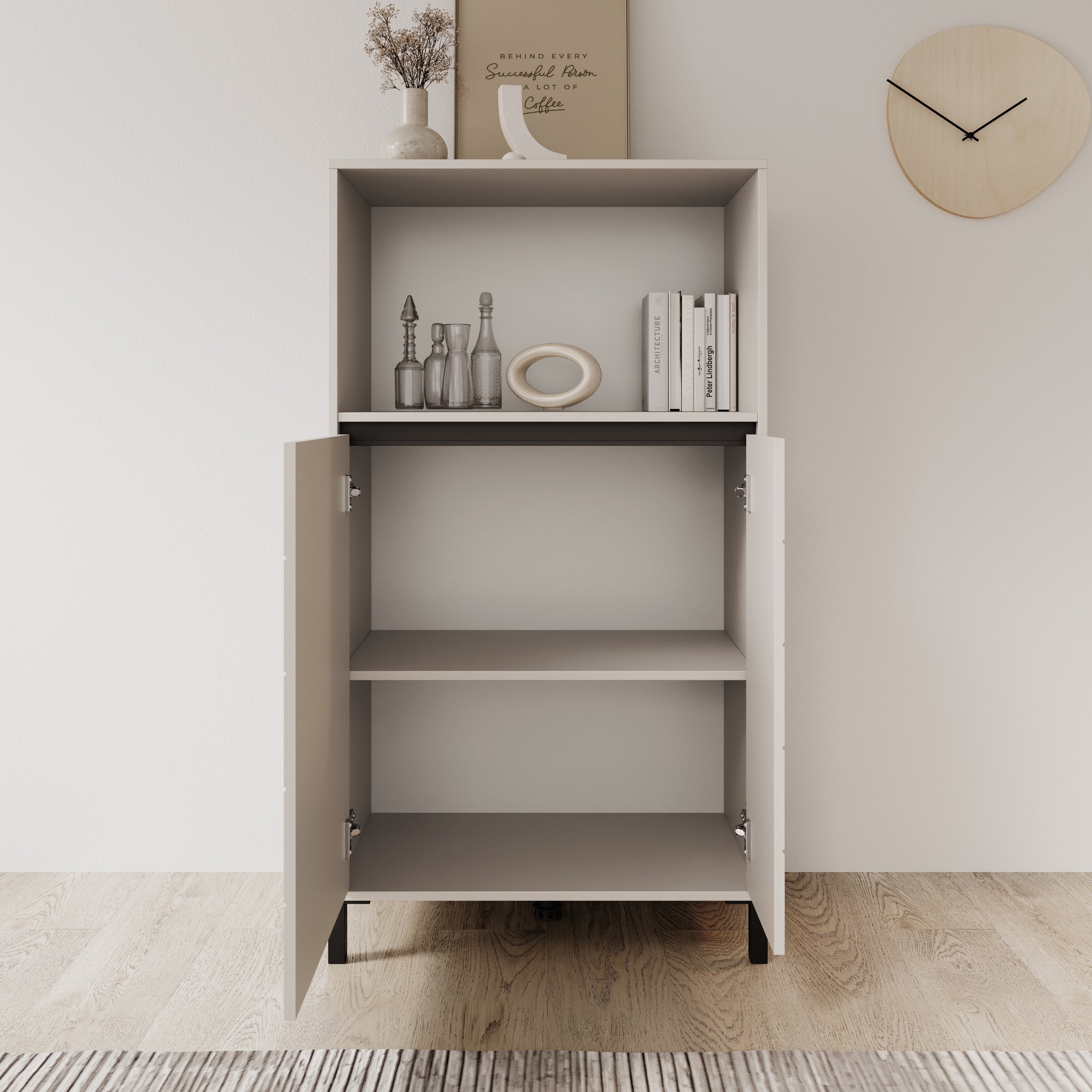 Montellini - Dressoir - Beige - 74x40x135 cm
