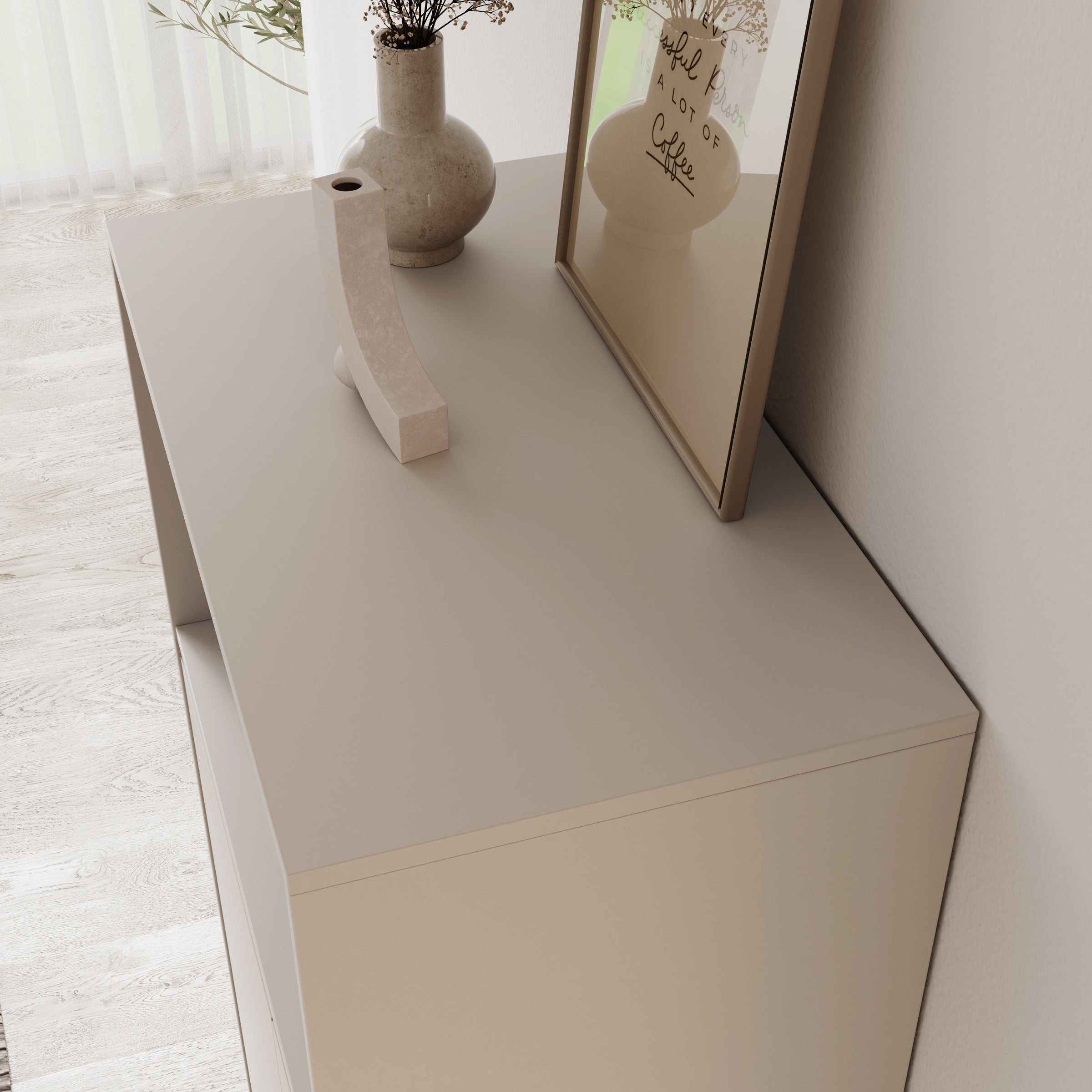 Montellini - Dressoir - Beige - 74x40x135 cm