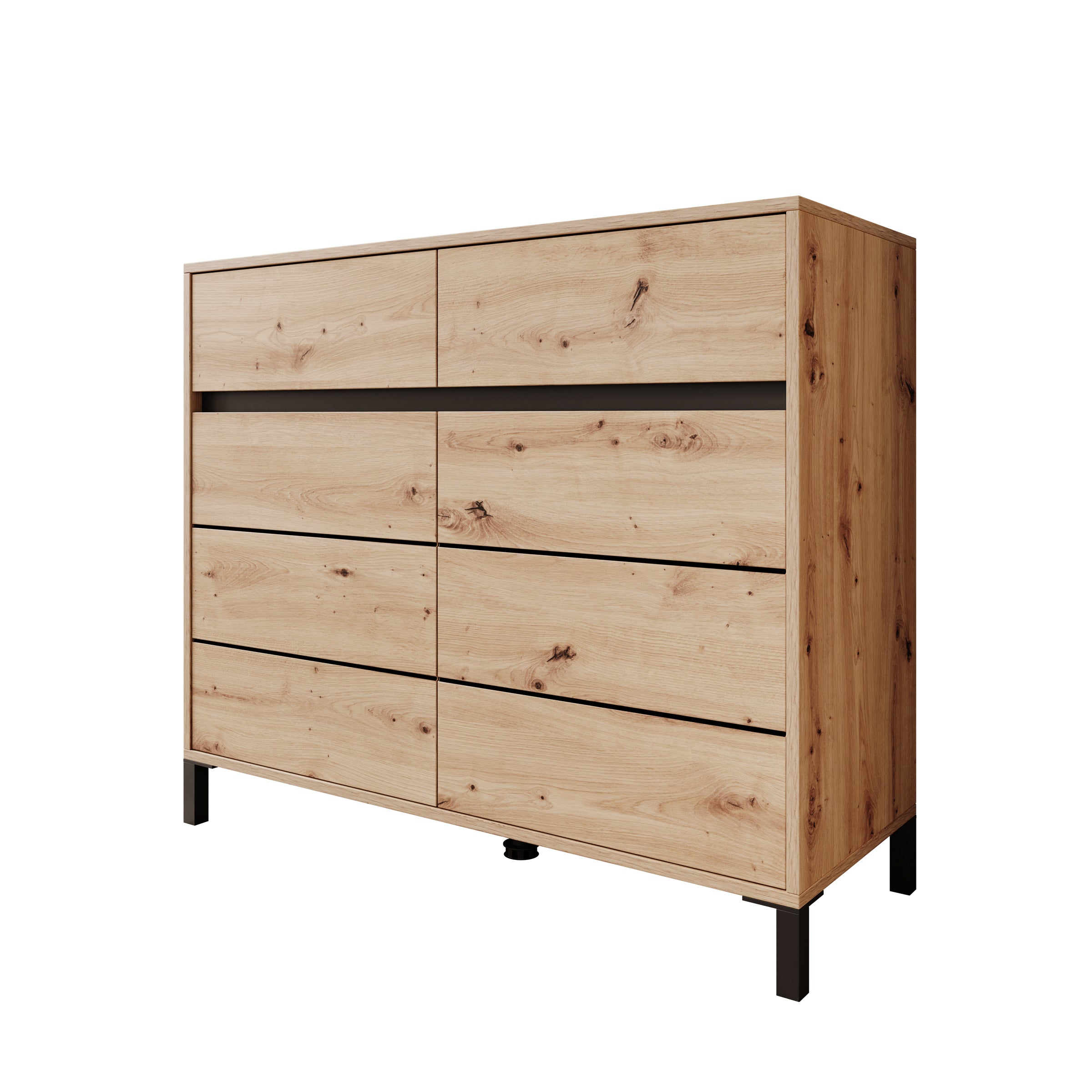 Montellini - Dressoir - Eikenpatroon - 106x40x90 cm