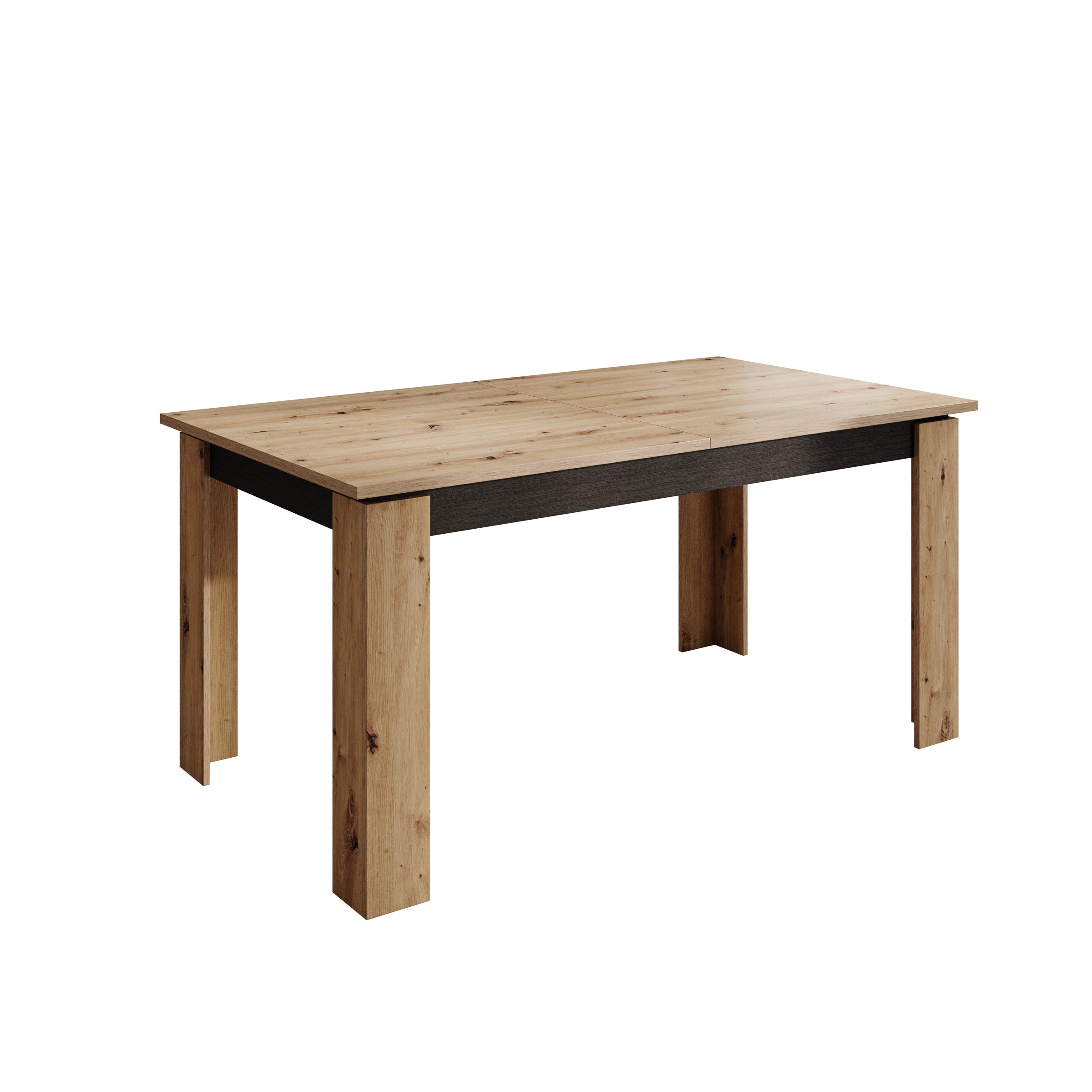 Montellini - Eetkamertafel - Eikenpatroon - 160x90x77 cm