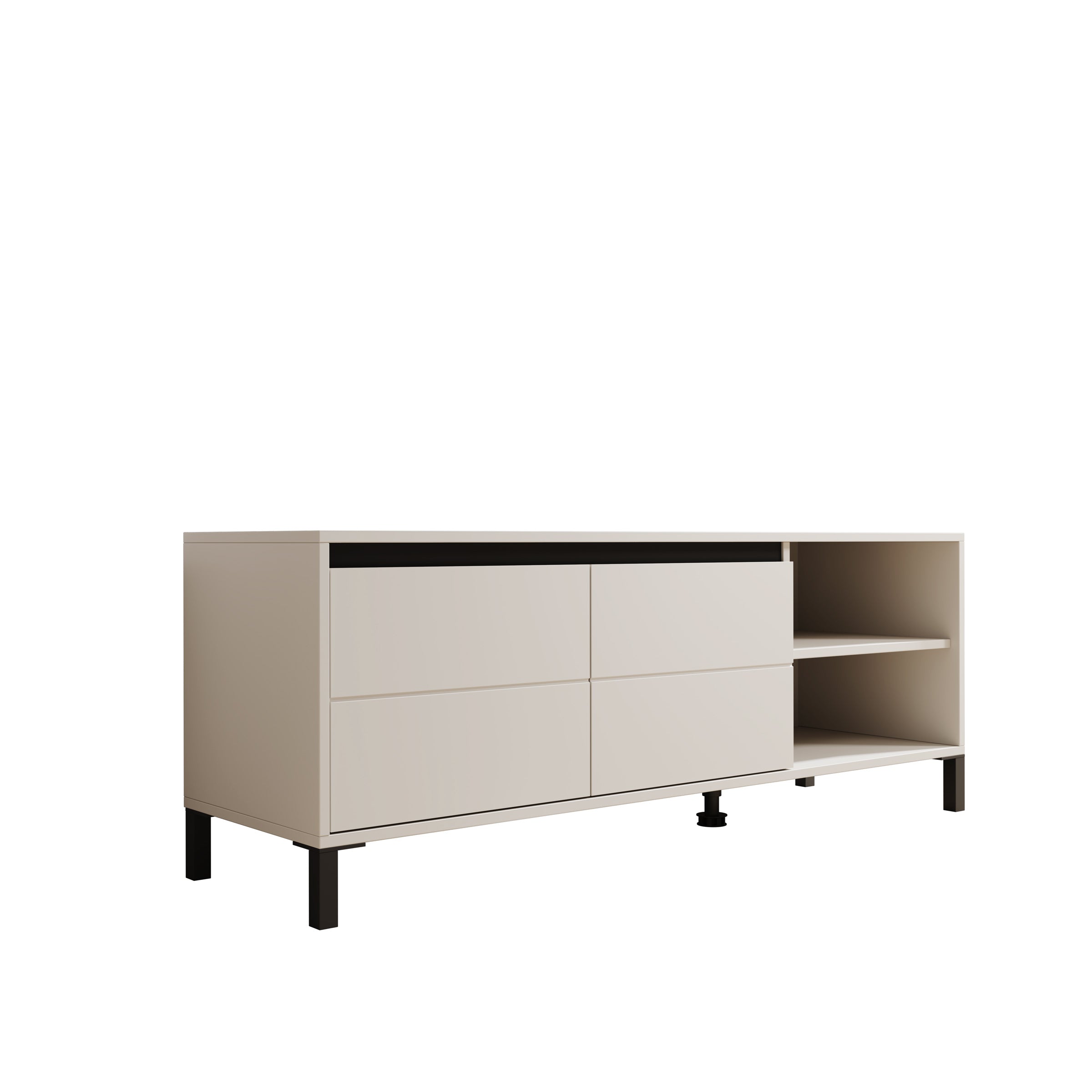 Montellini - TV-Meubel - Beige - 138x40x52 cm