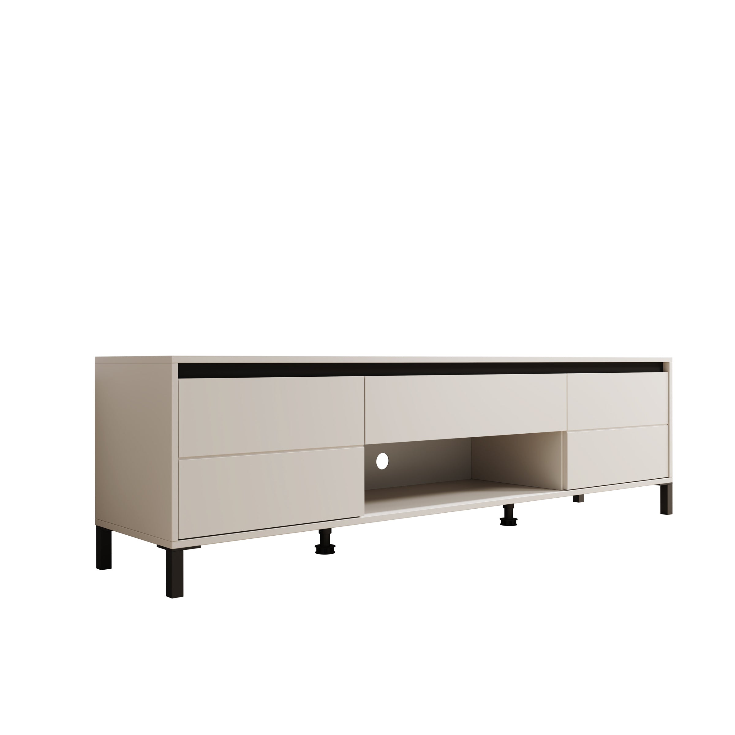 Montellini - TV-Meubel - Beige - 183x40x52 cm