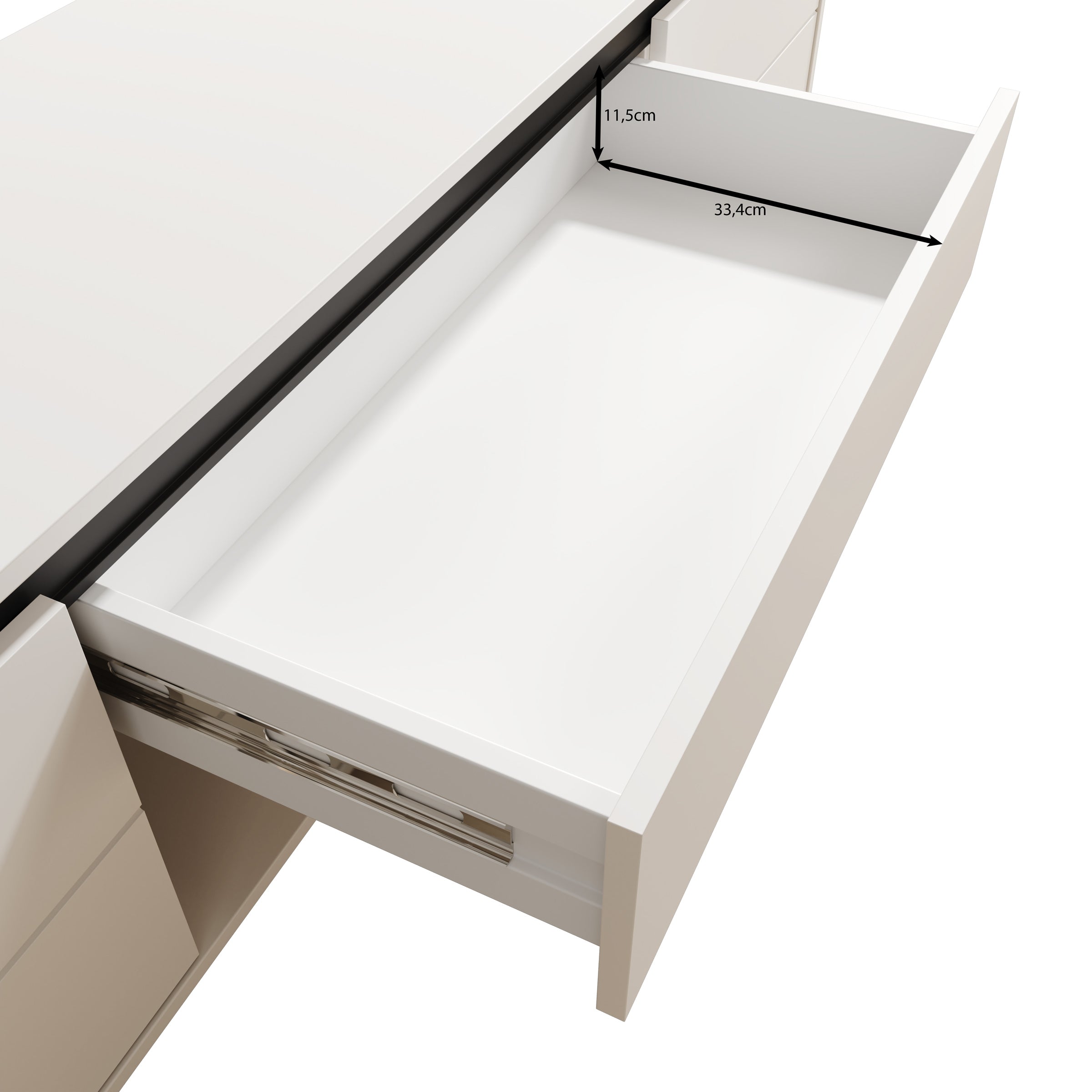 Montellini - TV-Meubel - Beige - 183x40x52 cm