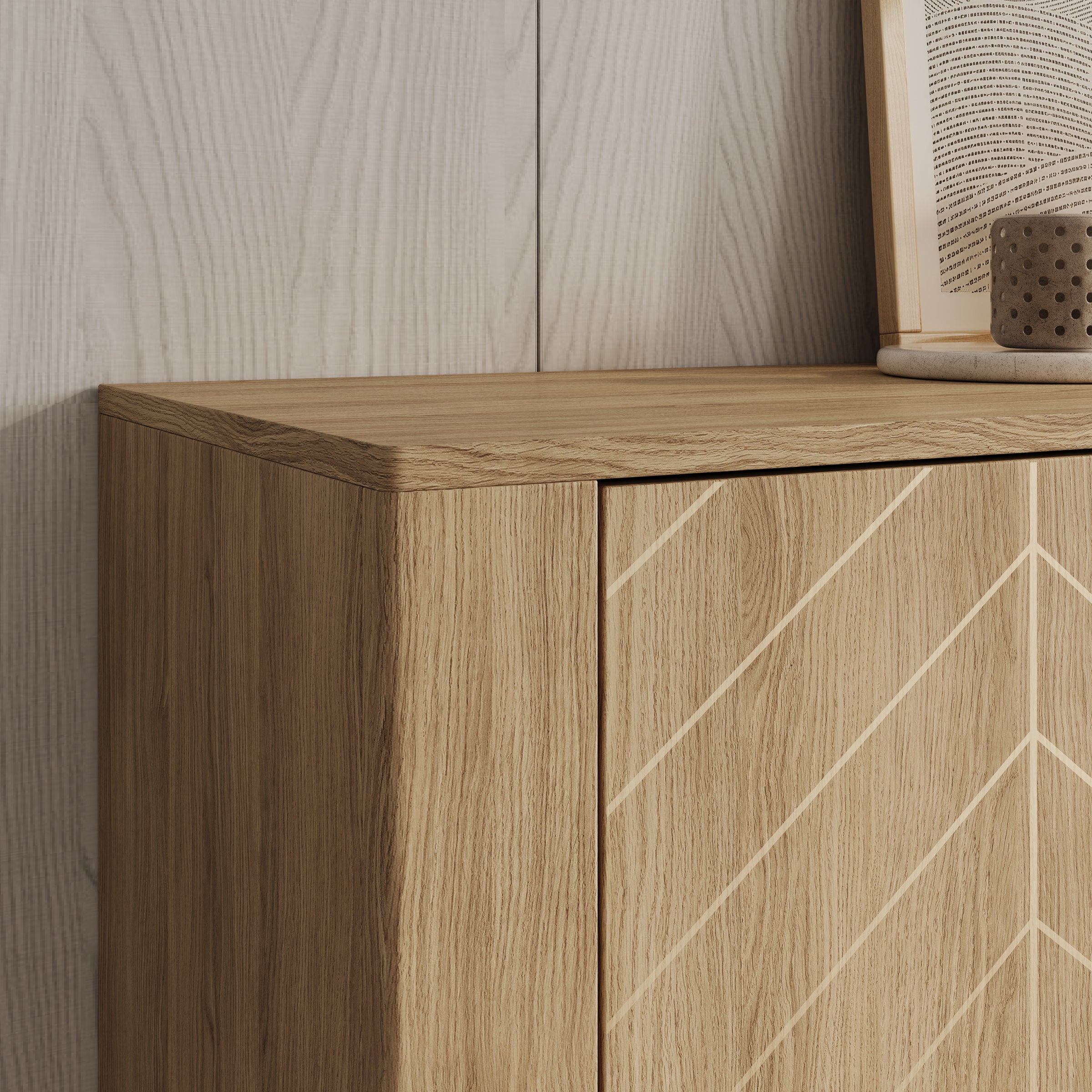 Montera - Dressoir - Eikenpatroon - 154x41x96 cm