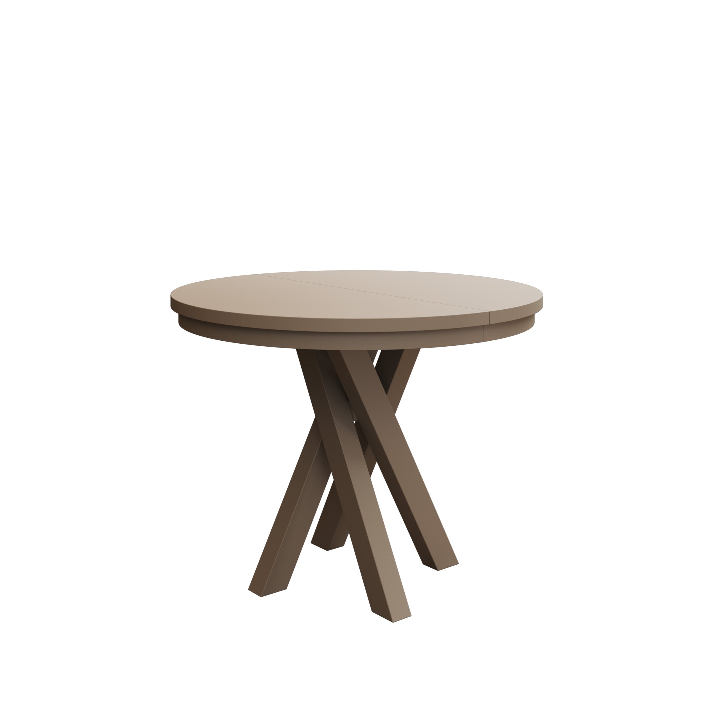 Montera - Eetkamertafel - Uitschuifbaar - Beige - 100-140x100x75 cm