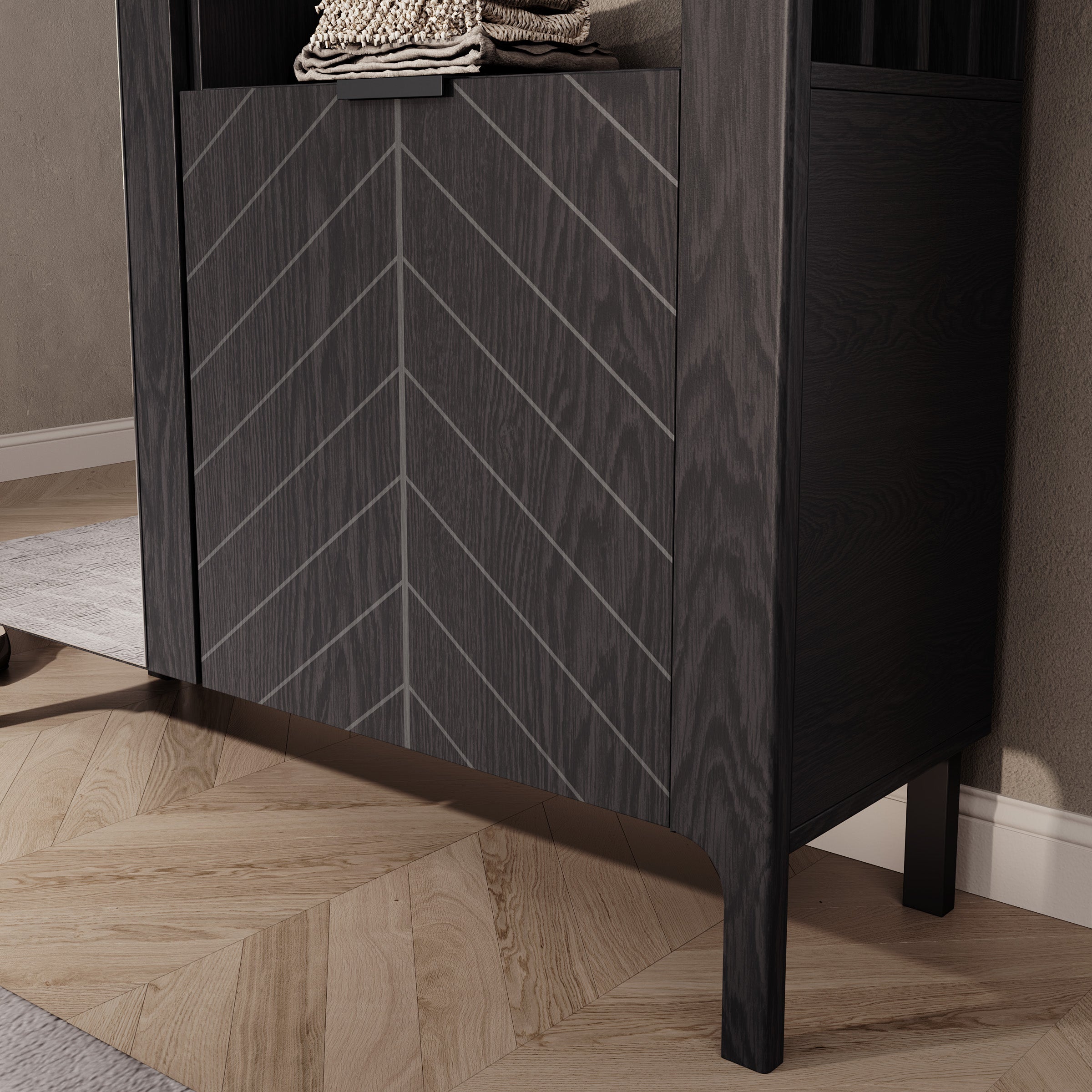 Montera - Halkast - Zwart - 105x33x197 cm