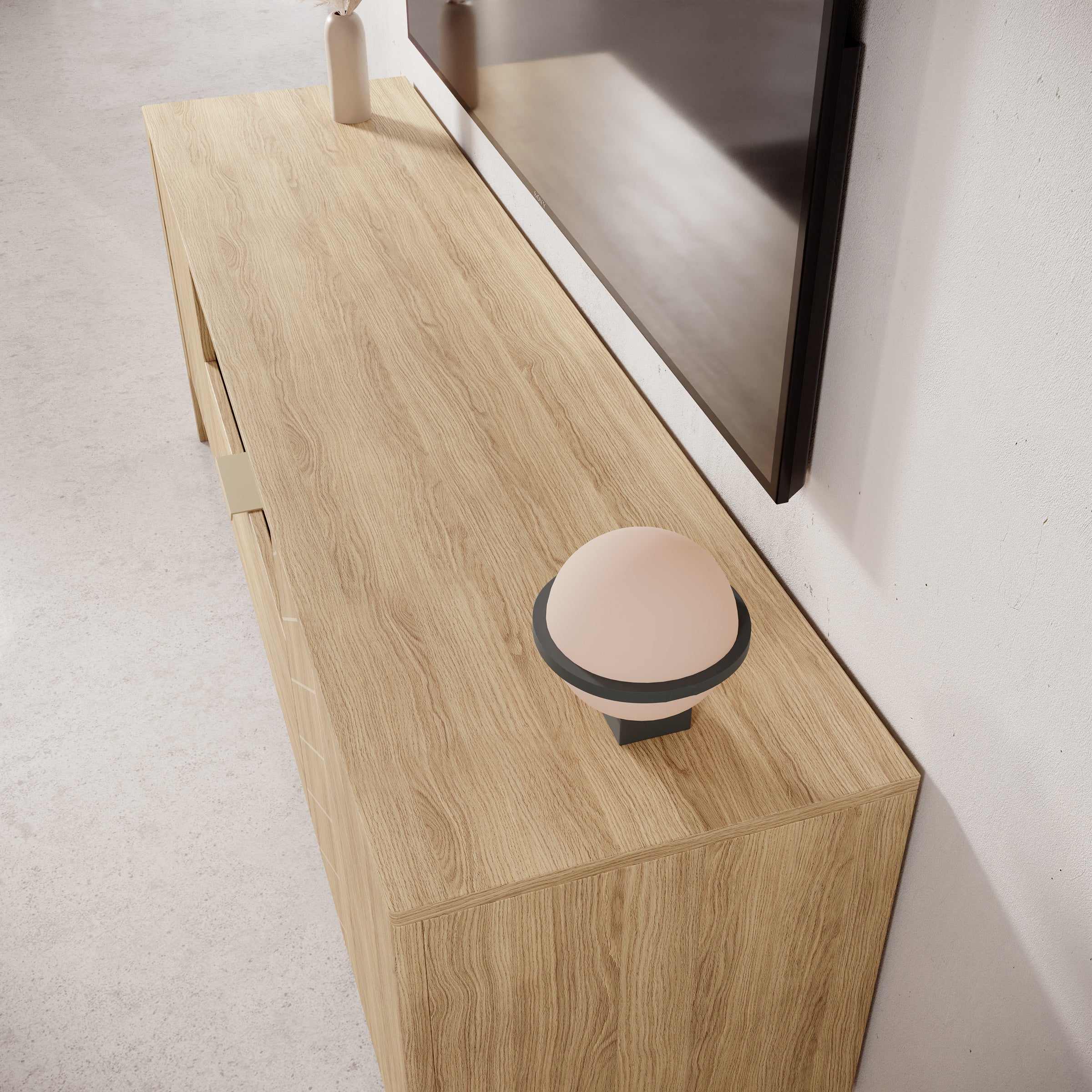 Montera - TV-Meubel - Eikenpatroon - 160x41x58 cm
