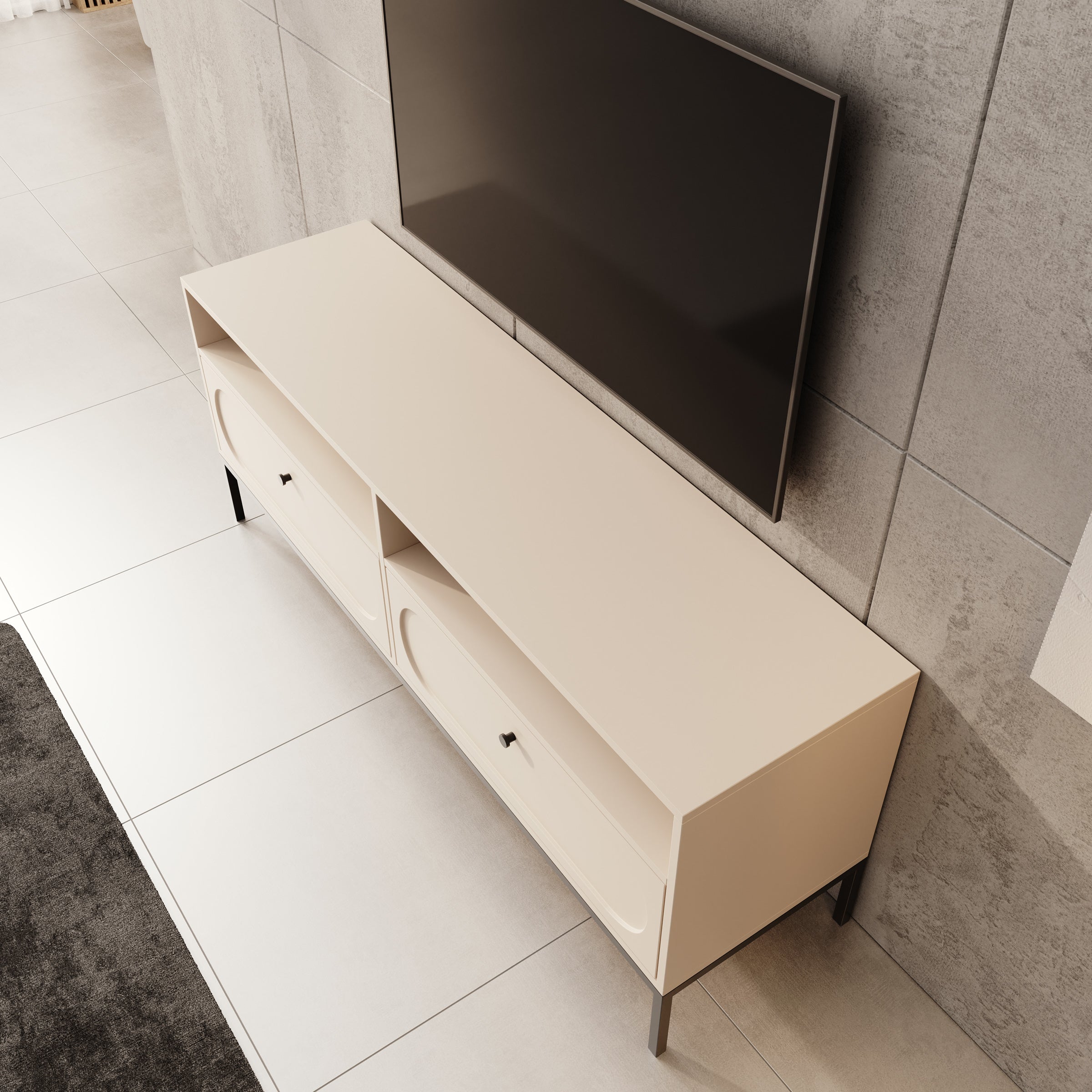Montserrat - TV-Meubel - Beige - 150x40x60 cm