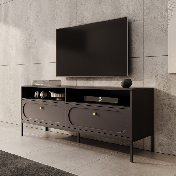 Montserrat - TV-Meubel - Zwart - 150x40x60 cm